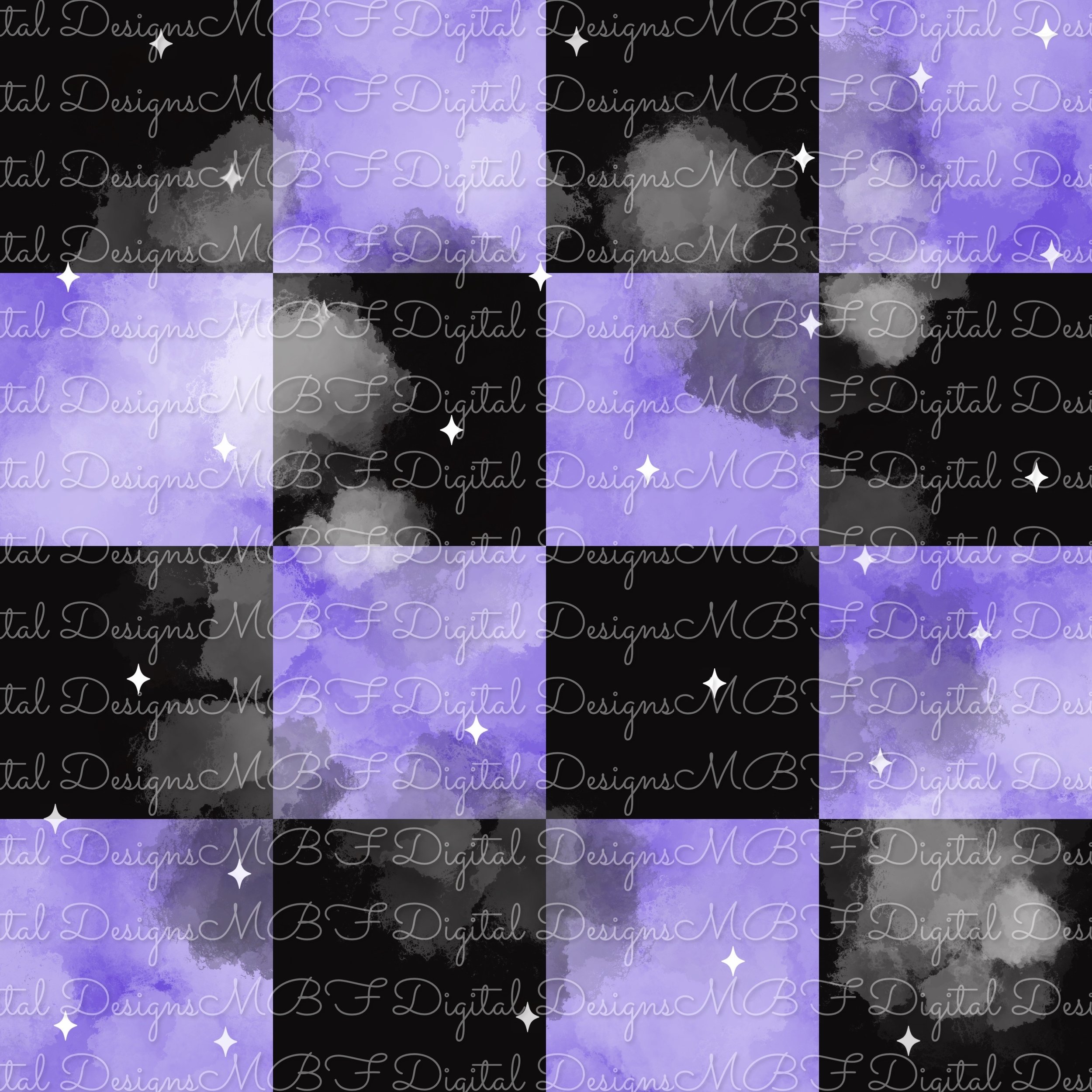 Gothic Moments (purple checked color way)