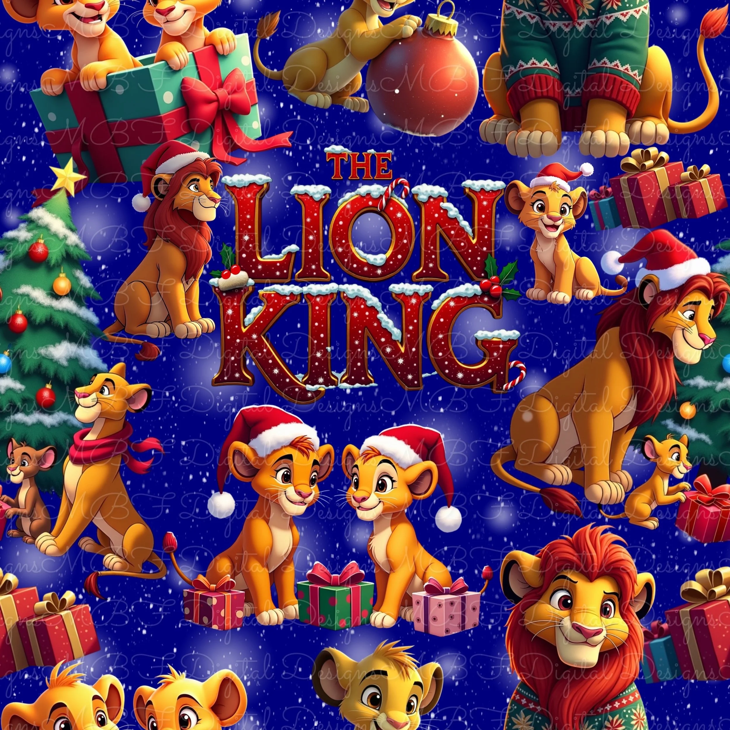 Christmas King (Deep Blue color way)