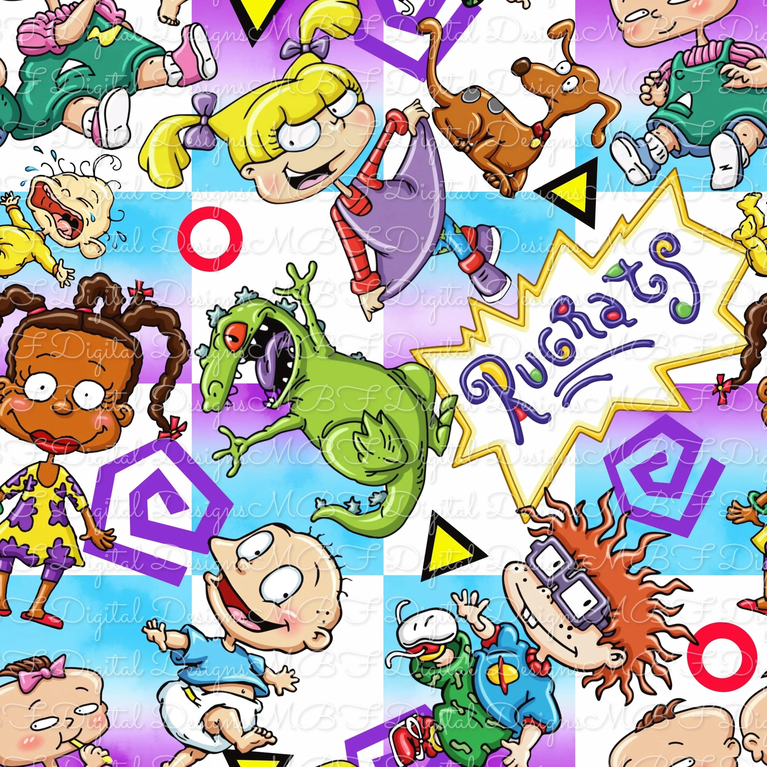 Rugrats (ombre checked color way)