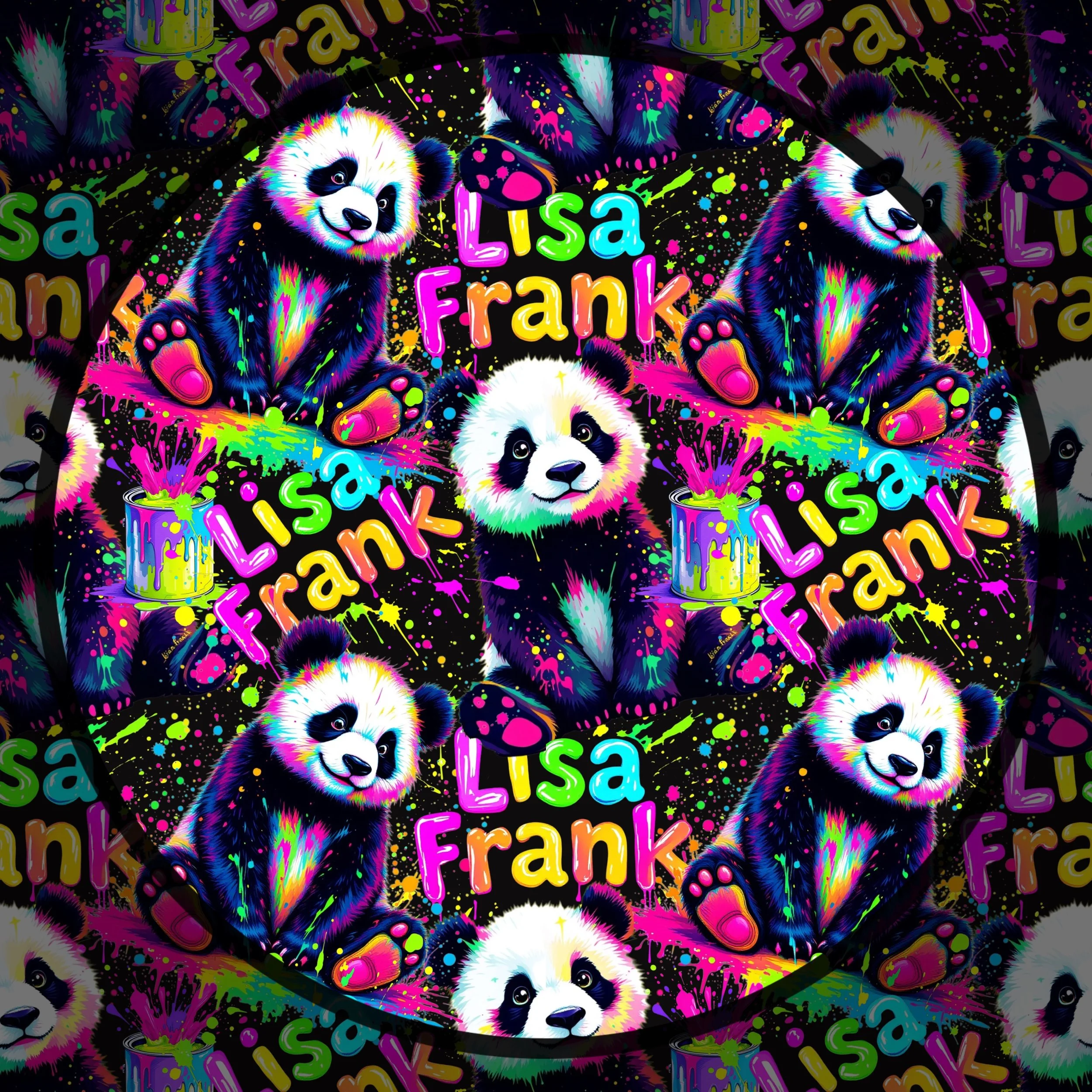 LF Splatter Panda (black splatter color way)