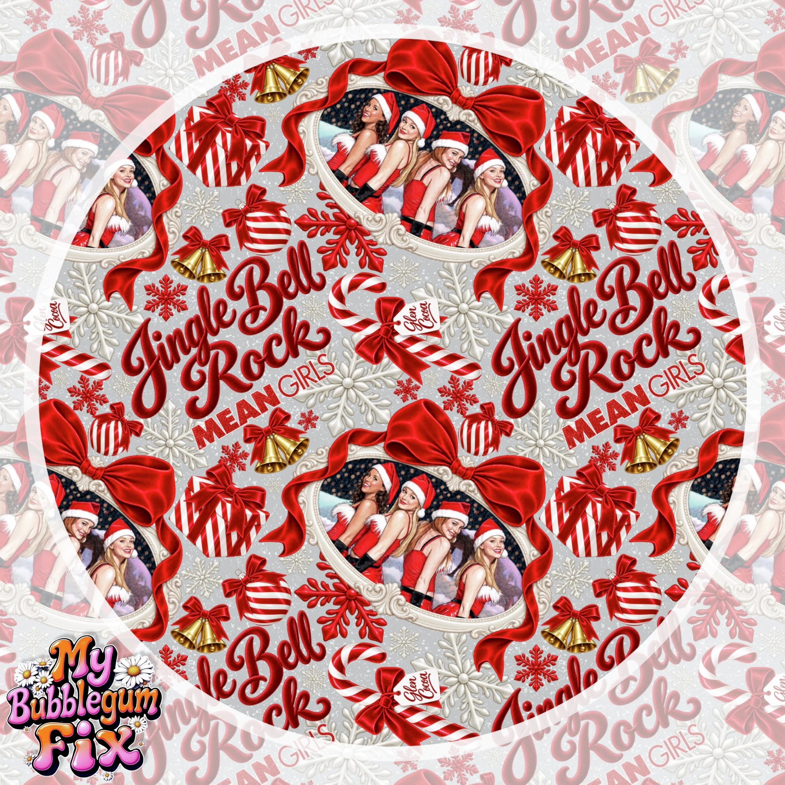 Jingle Bell Rock (silver bells color way)