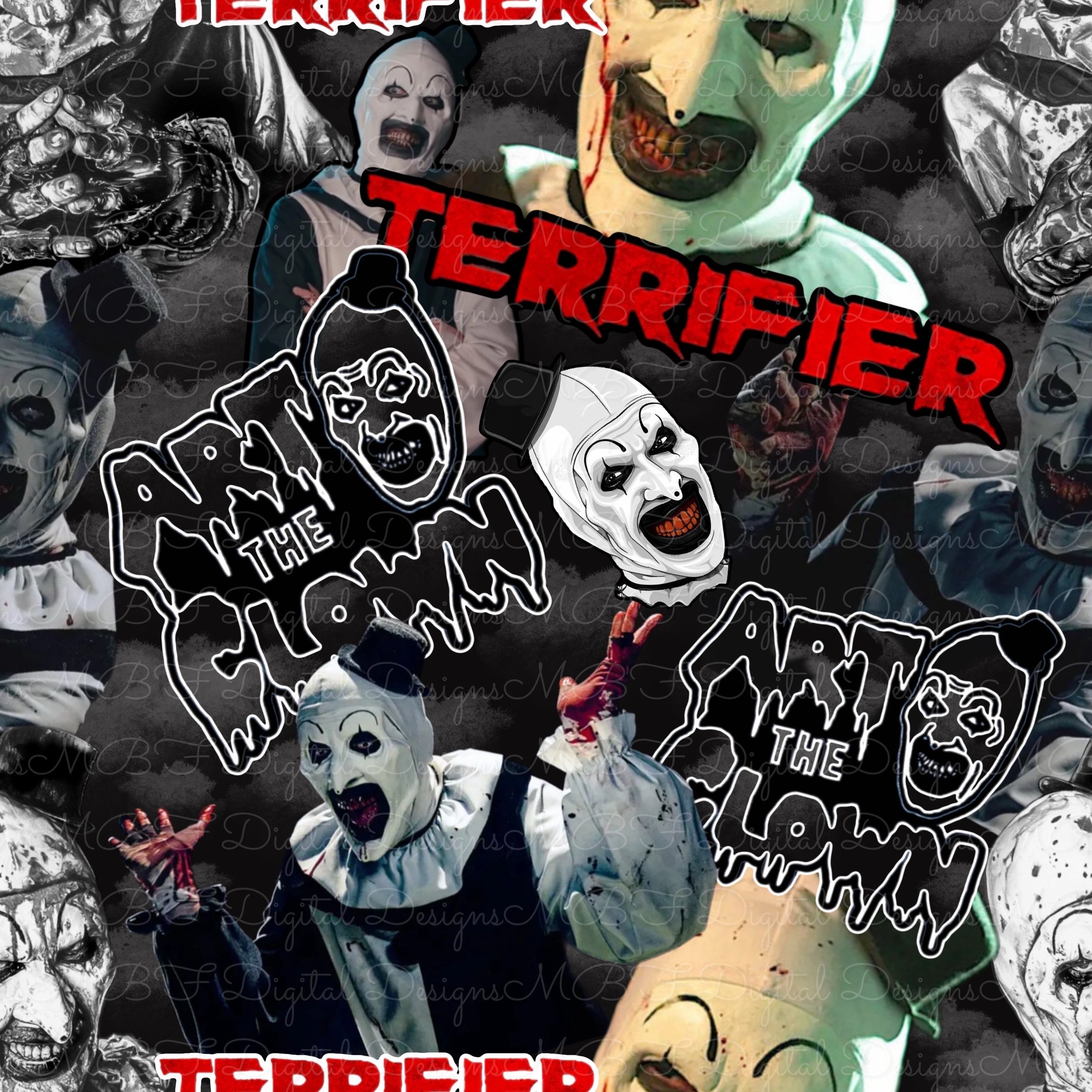 Horror Art (black color way)