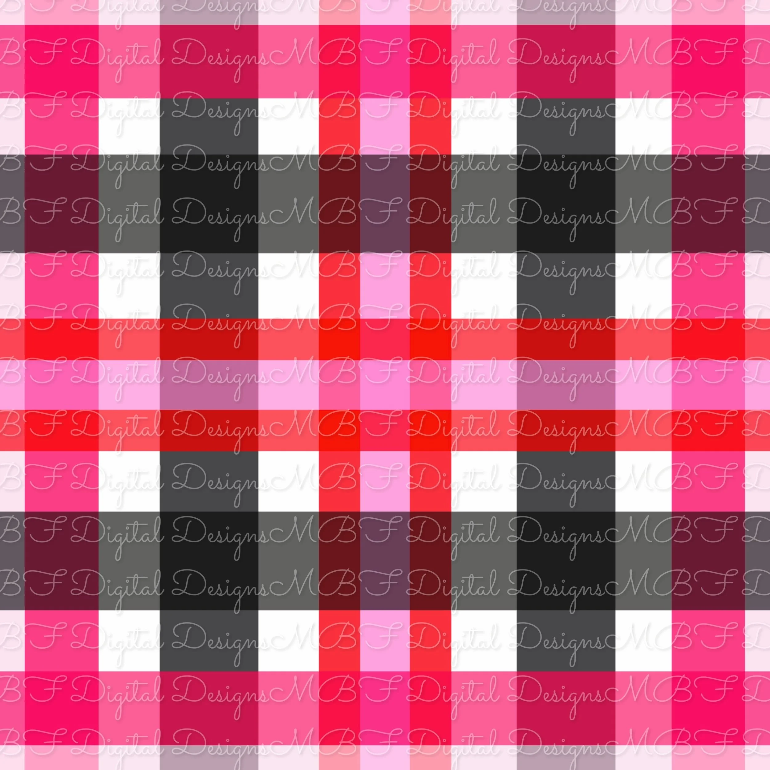 I Love Ghostface Plaid Coord