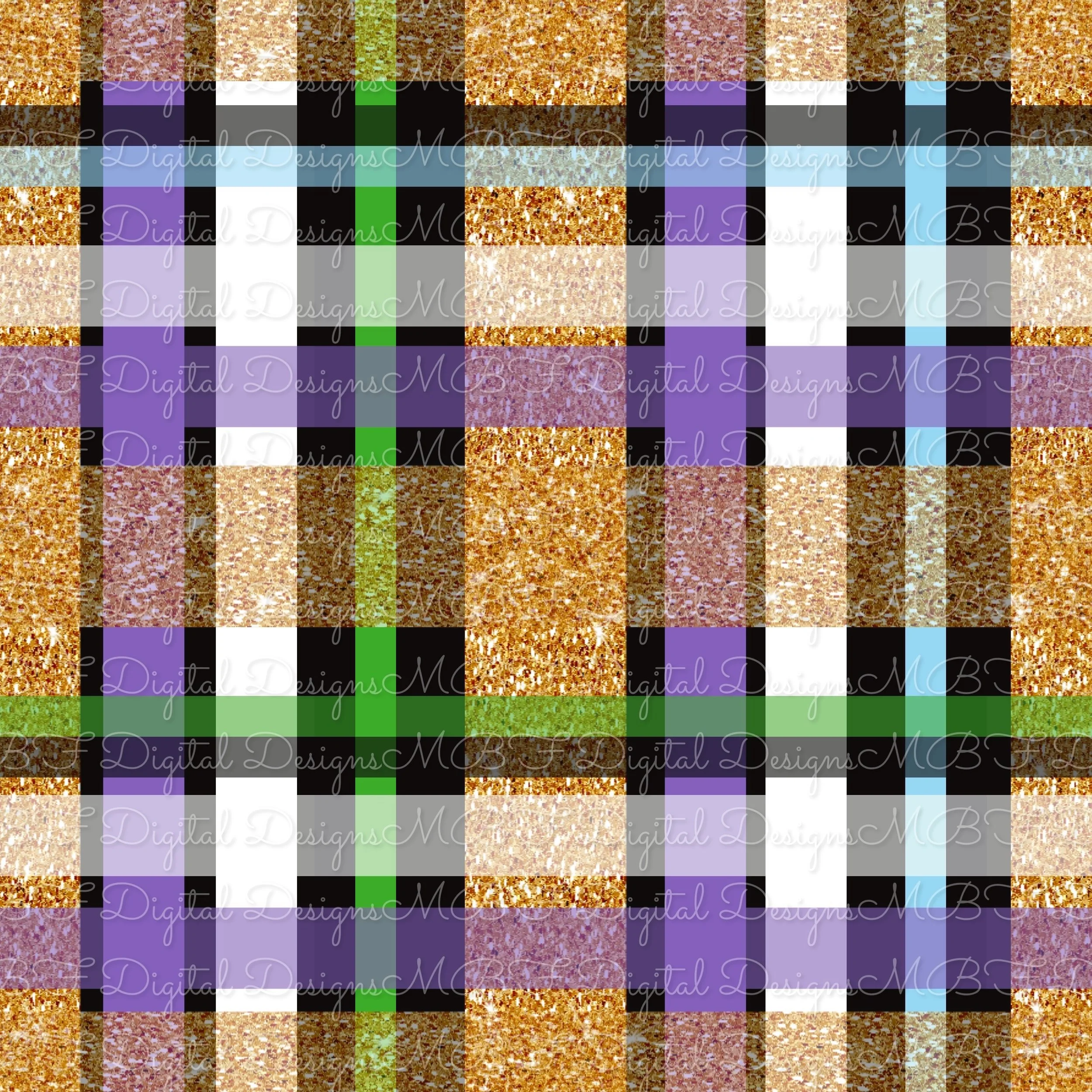Hannah Montana Glitter Plaid Coord