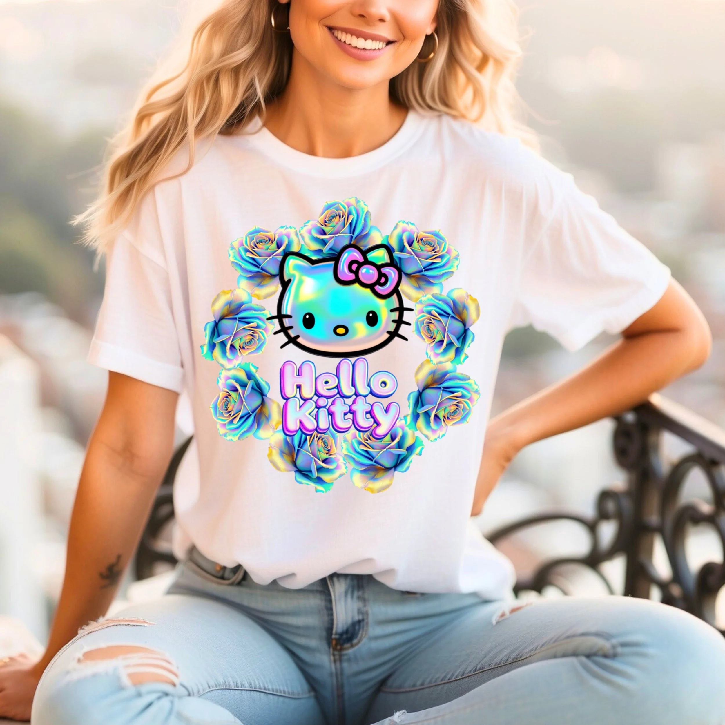 Hello Iridescent PNG