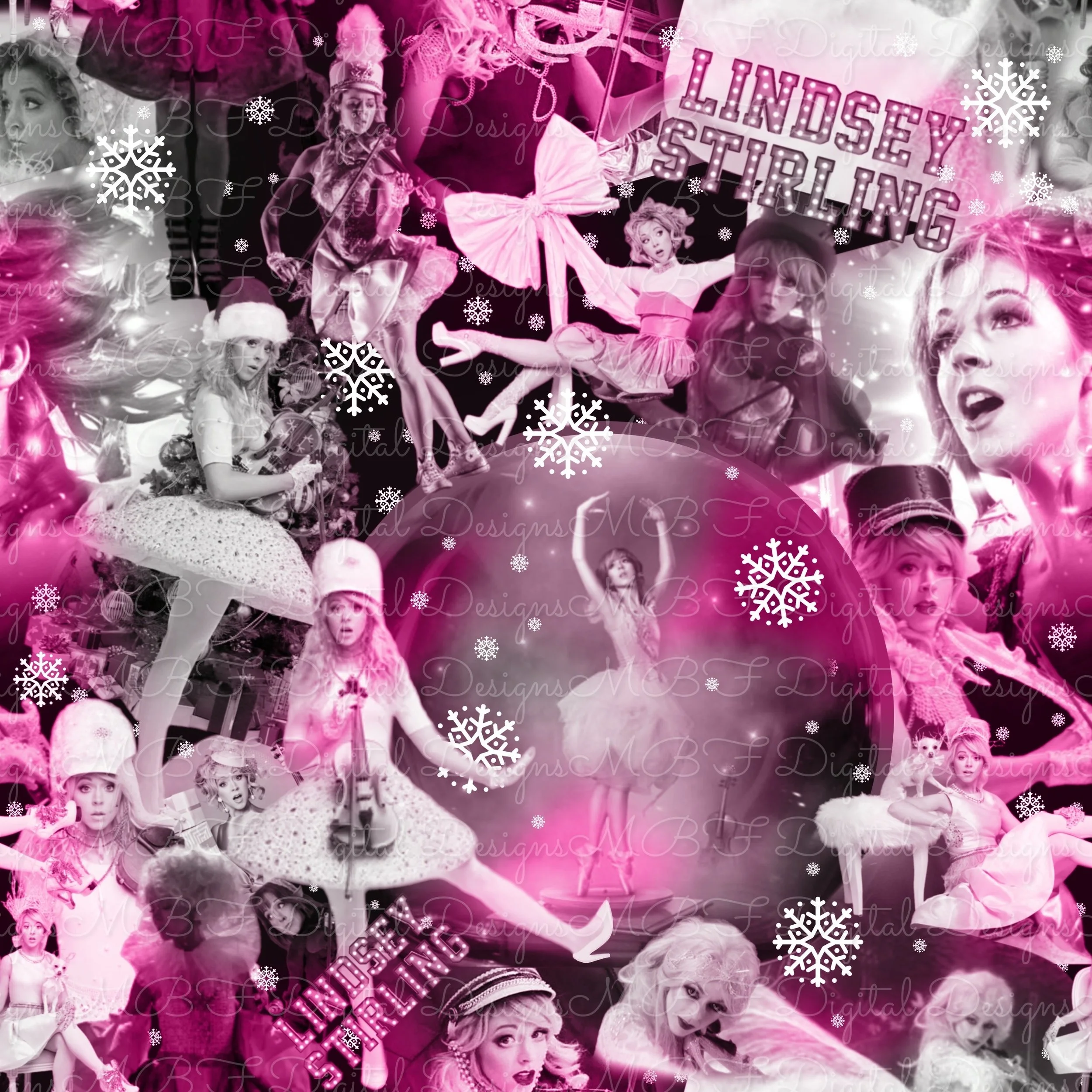 LS Christmas Collage (Sugar Plum Fairy Color Way)