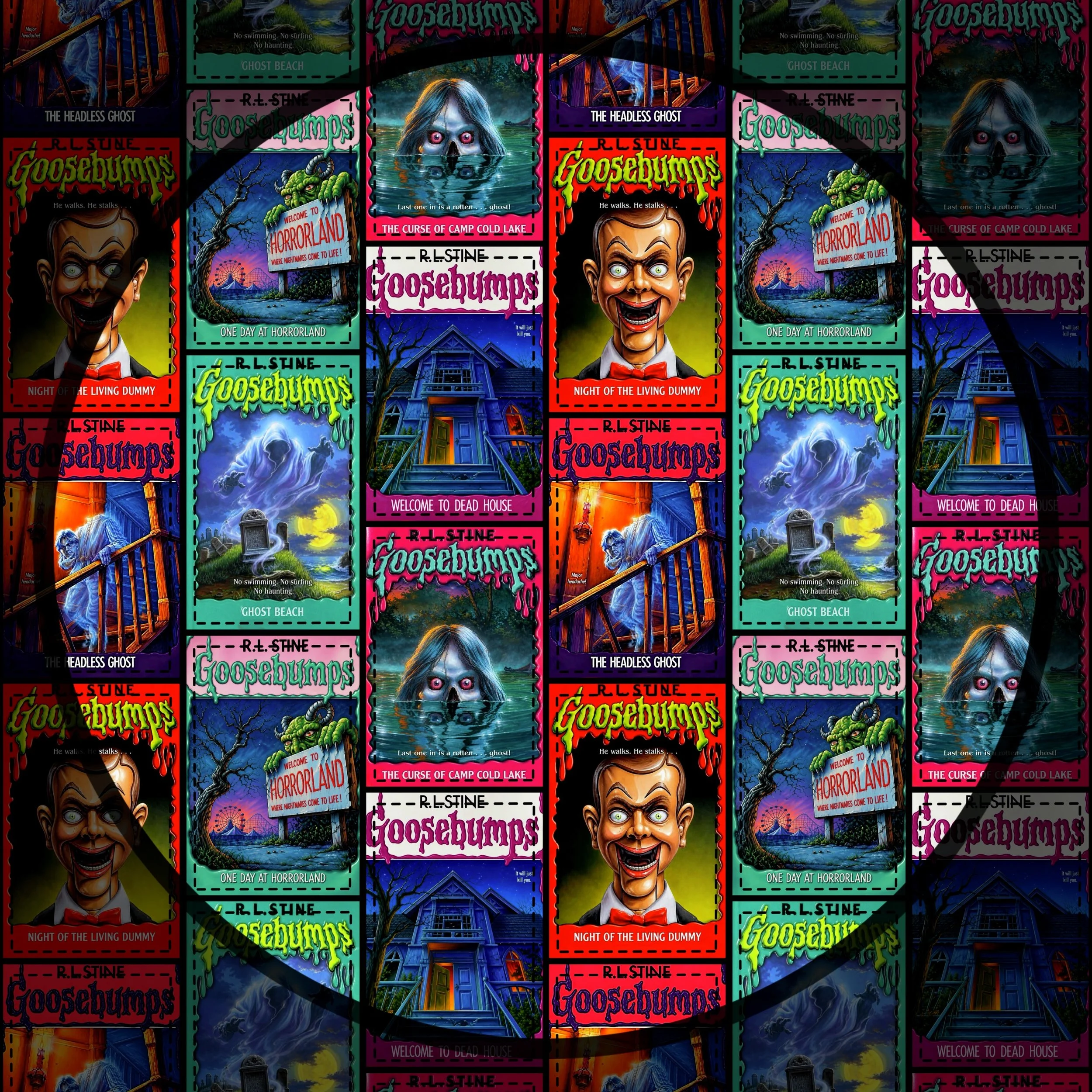 Goosebumps Patchwork (black stitches color way)
