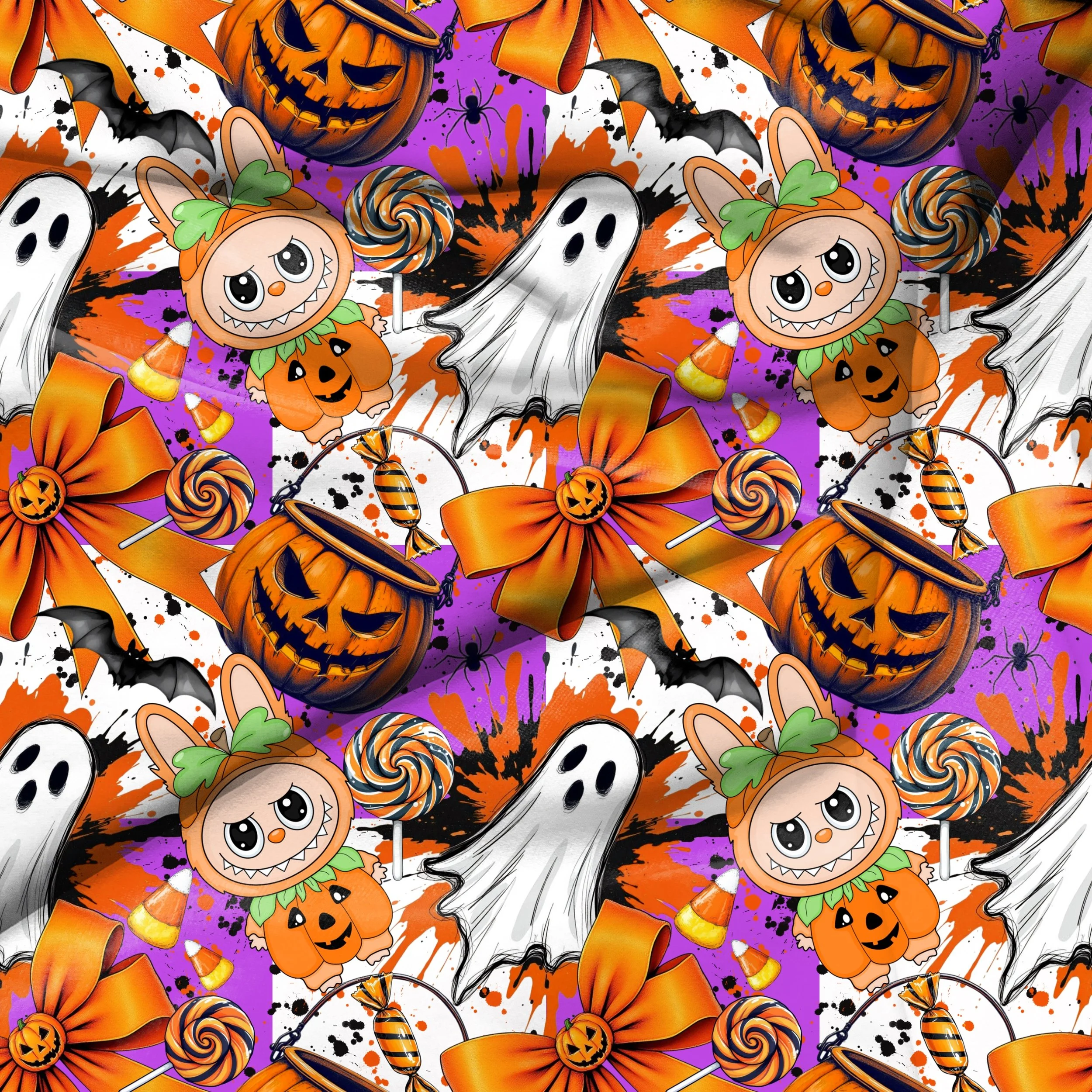Halloween Labubu Mix (No LV or Fanta light purple checked color way)