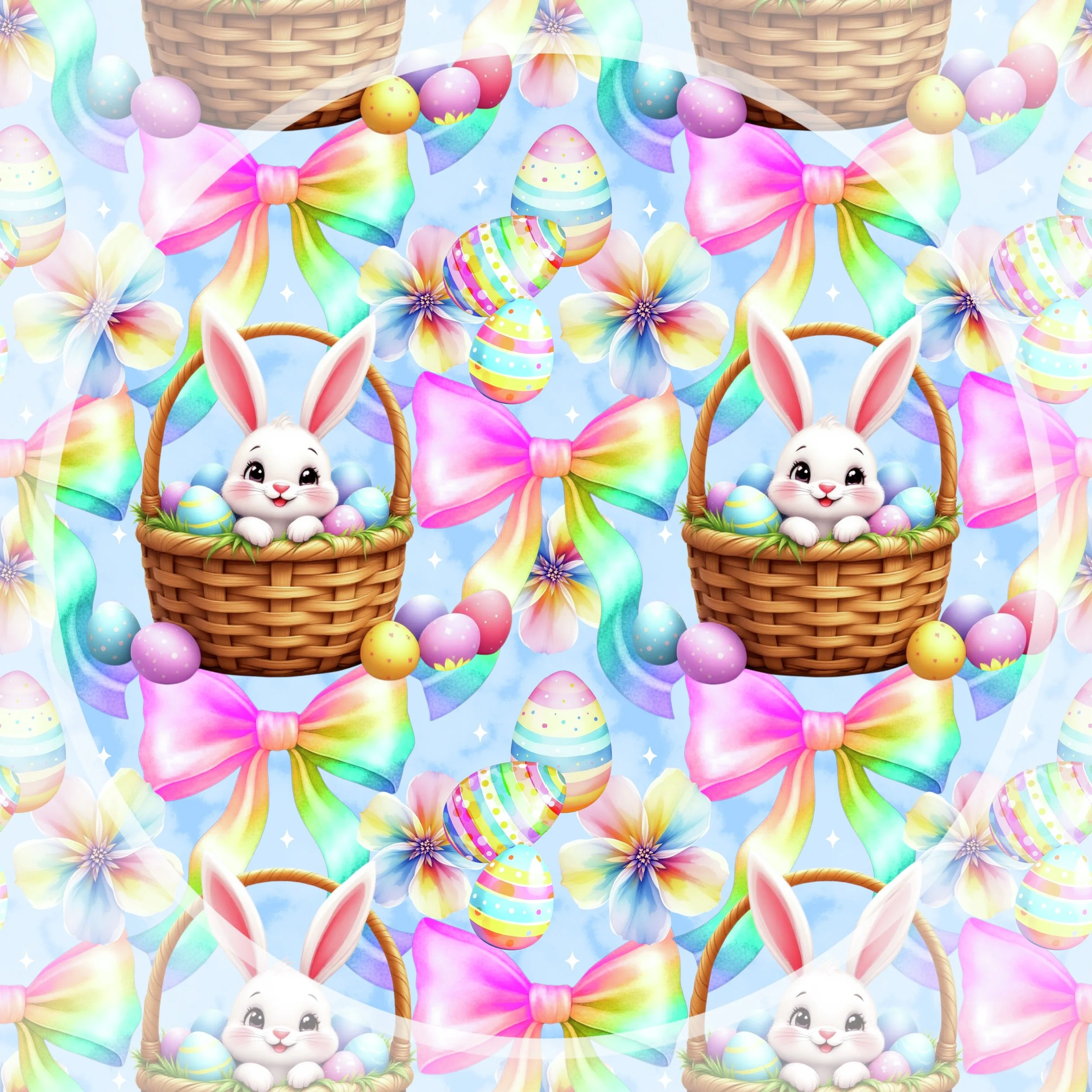 Bunny n Bows (periwinkle color way)