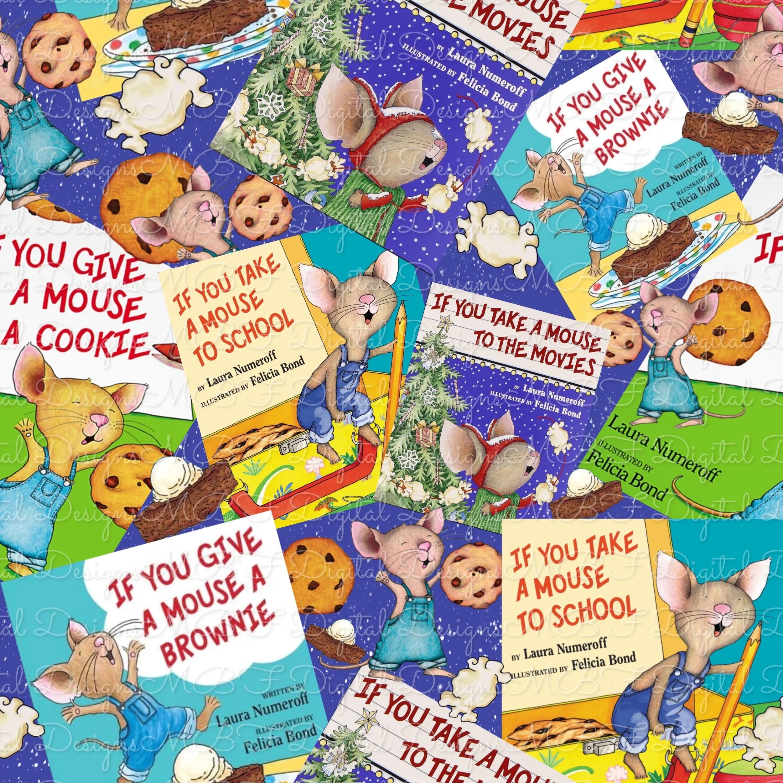 Cookie Mouse (theater blue color way)