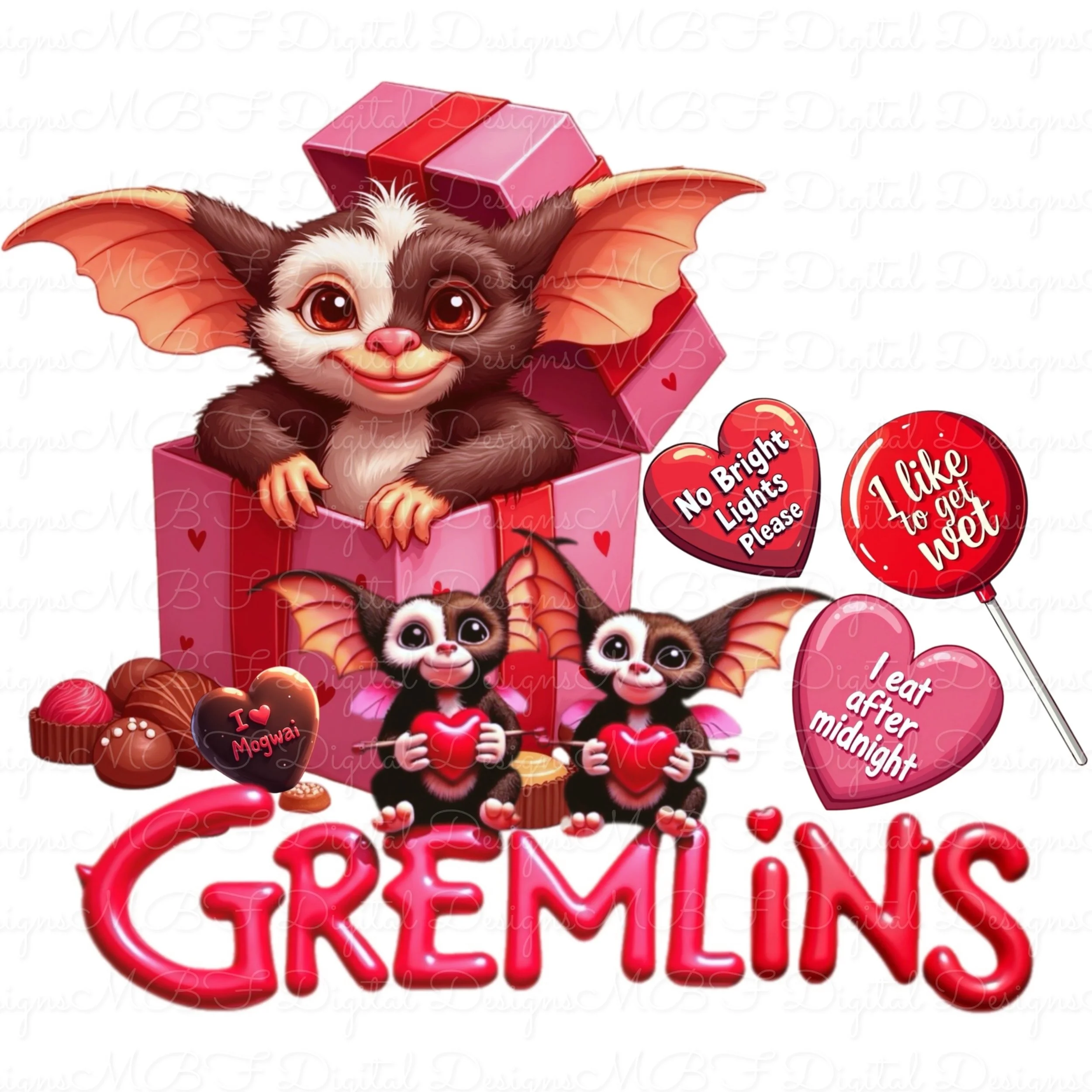 V-Day Gremlins PNG