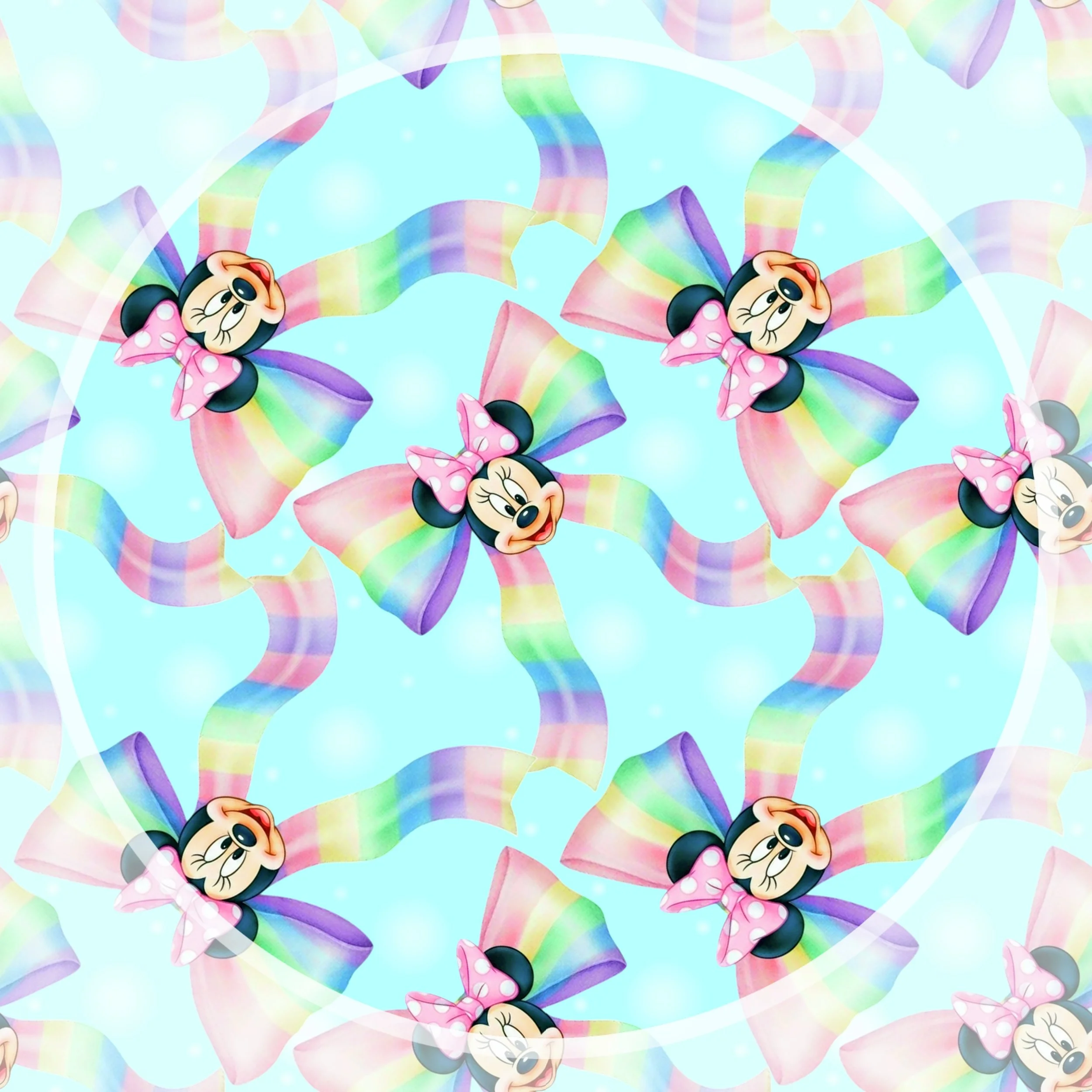 Multi Pastel Minnie N Bows