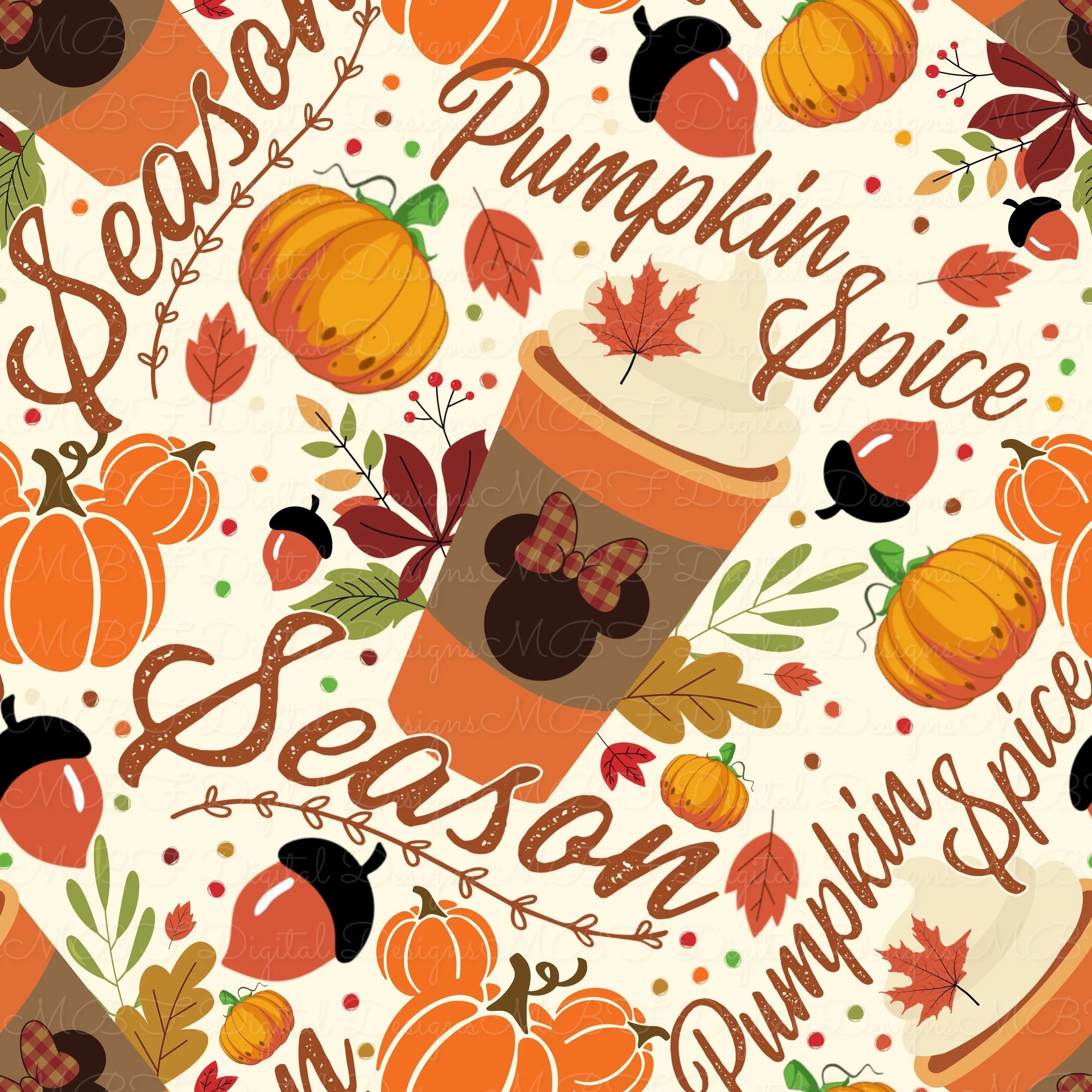 Pumpkin Spice Season (cream color way)