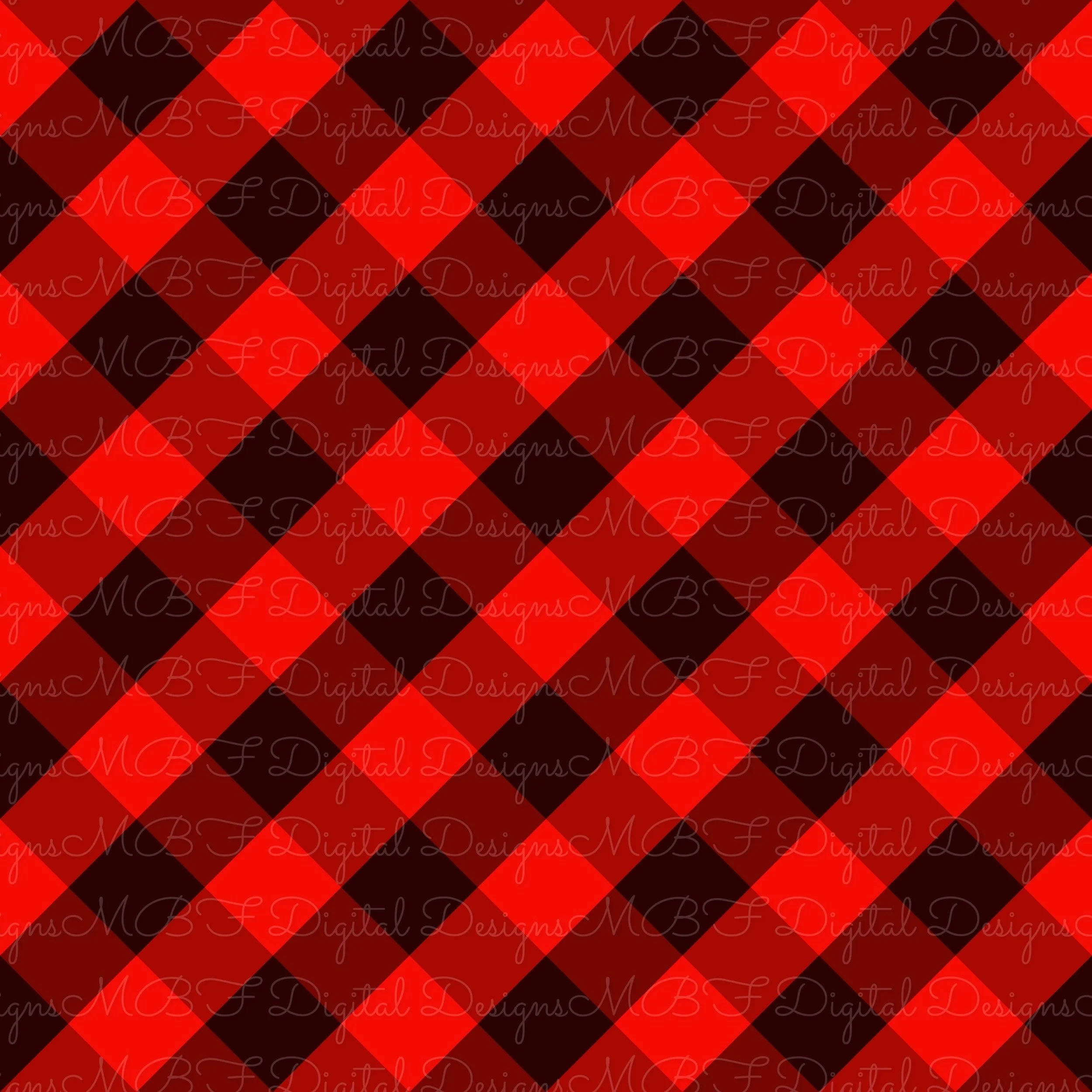 Hello Merry Plaid Coord (Red/Black color way)