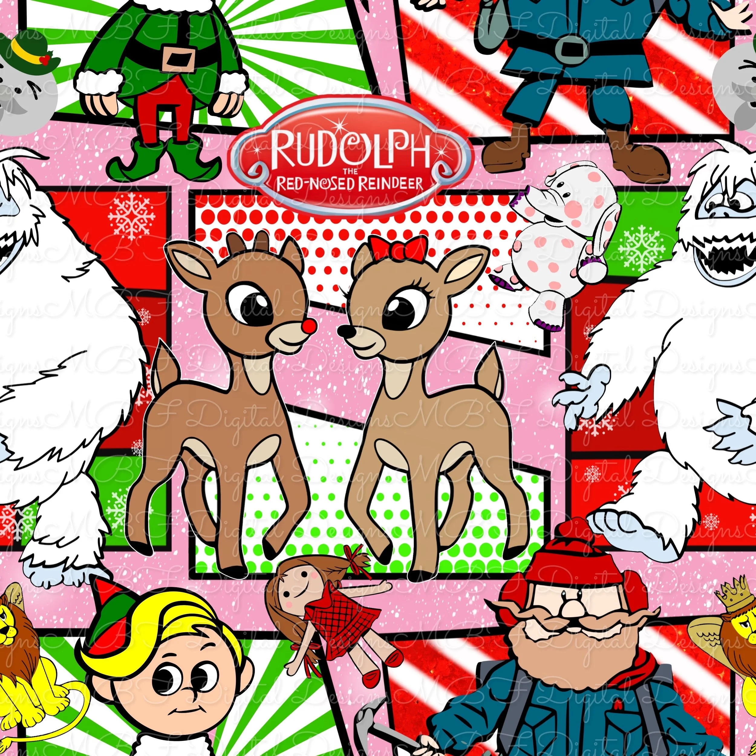 Rudolph Comic (pink color way)