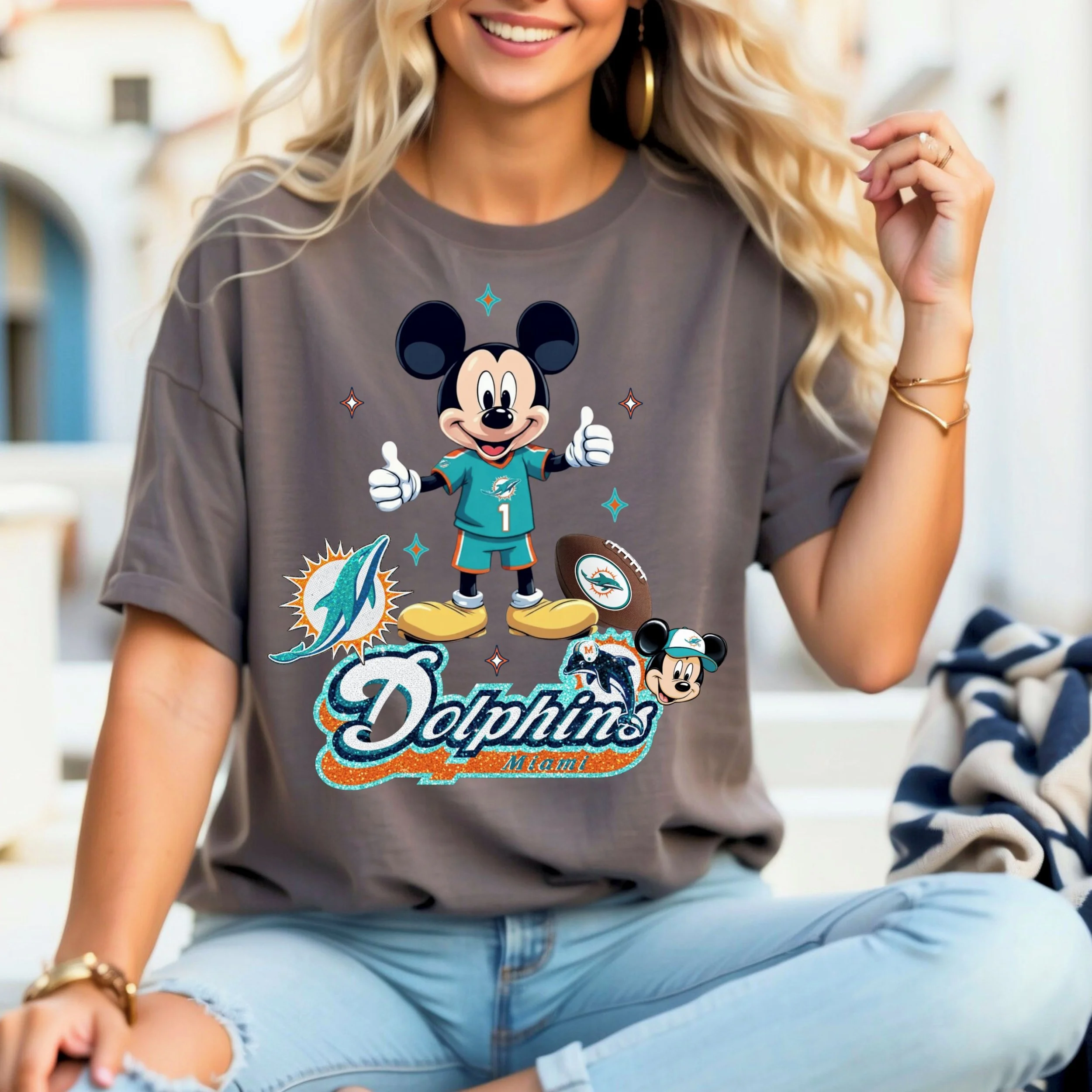 Mickey Dolphins PNG