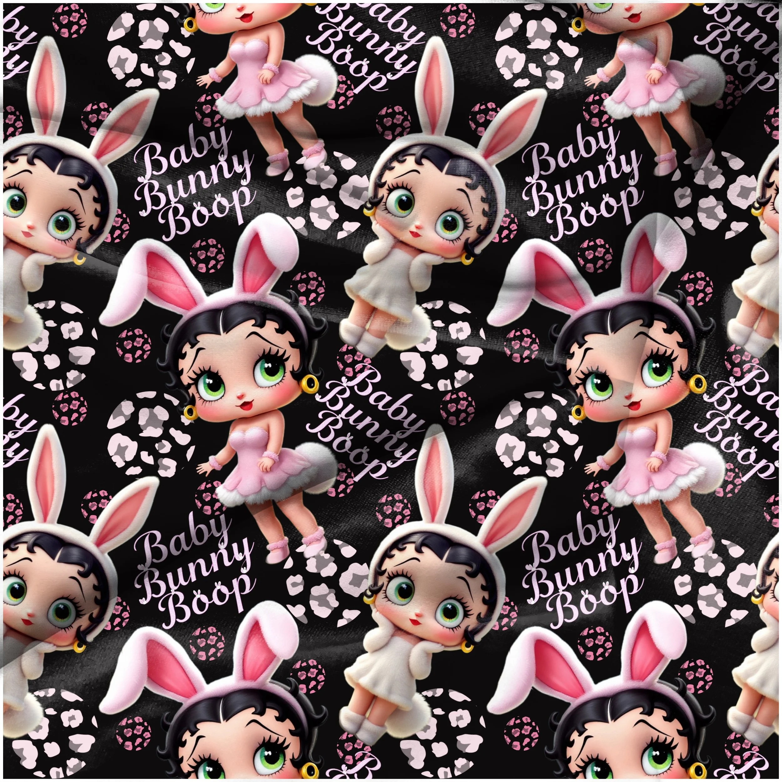 Baby Bunny Boop (black color way)
