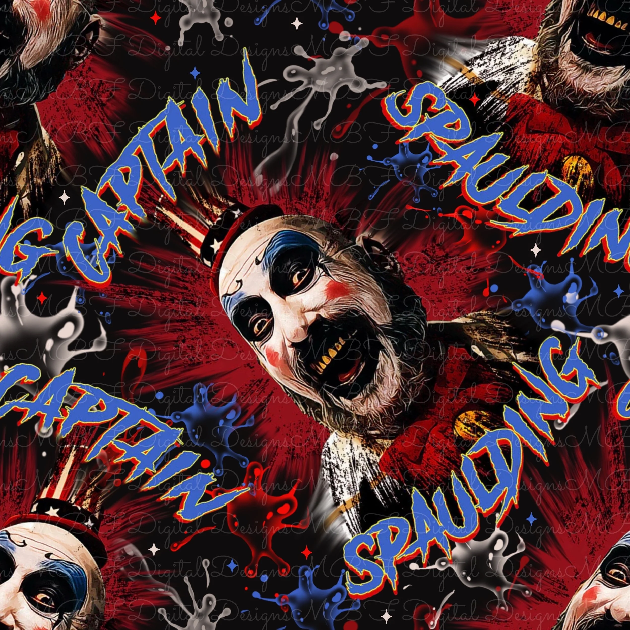 Captain Spauld-ing (sparkle stars color way)