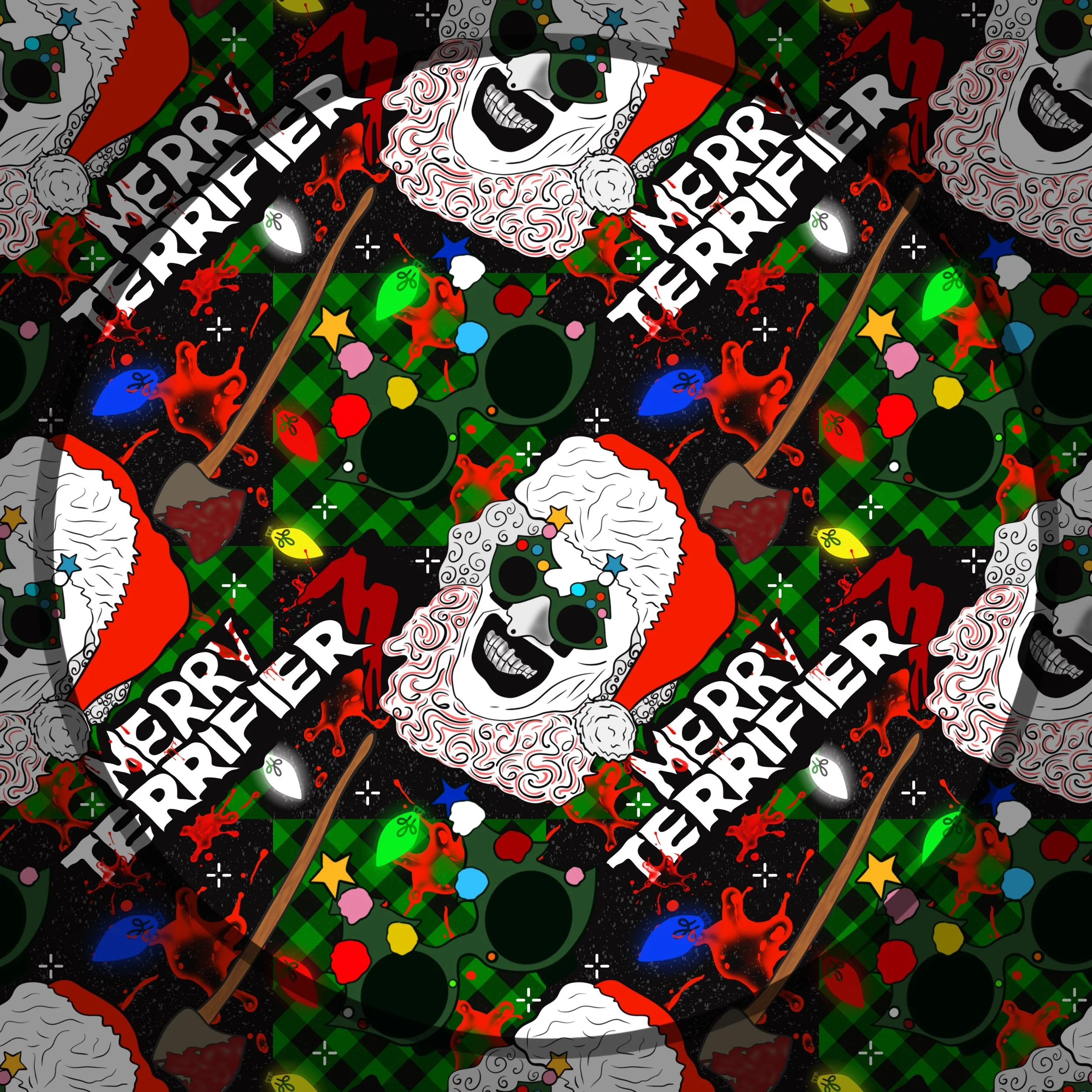 Merry Terrifier (green plaid checked color way)