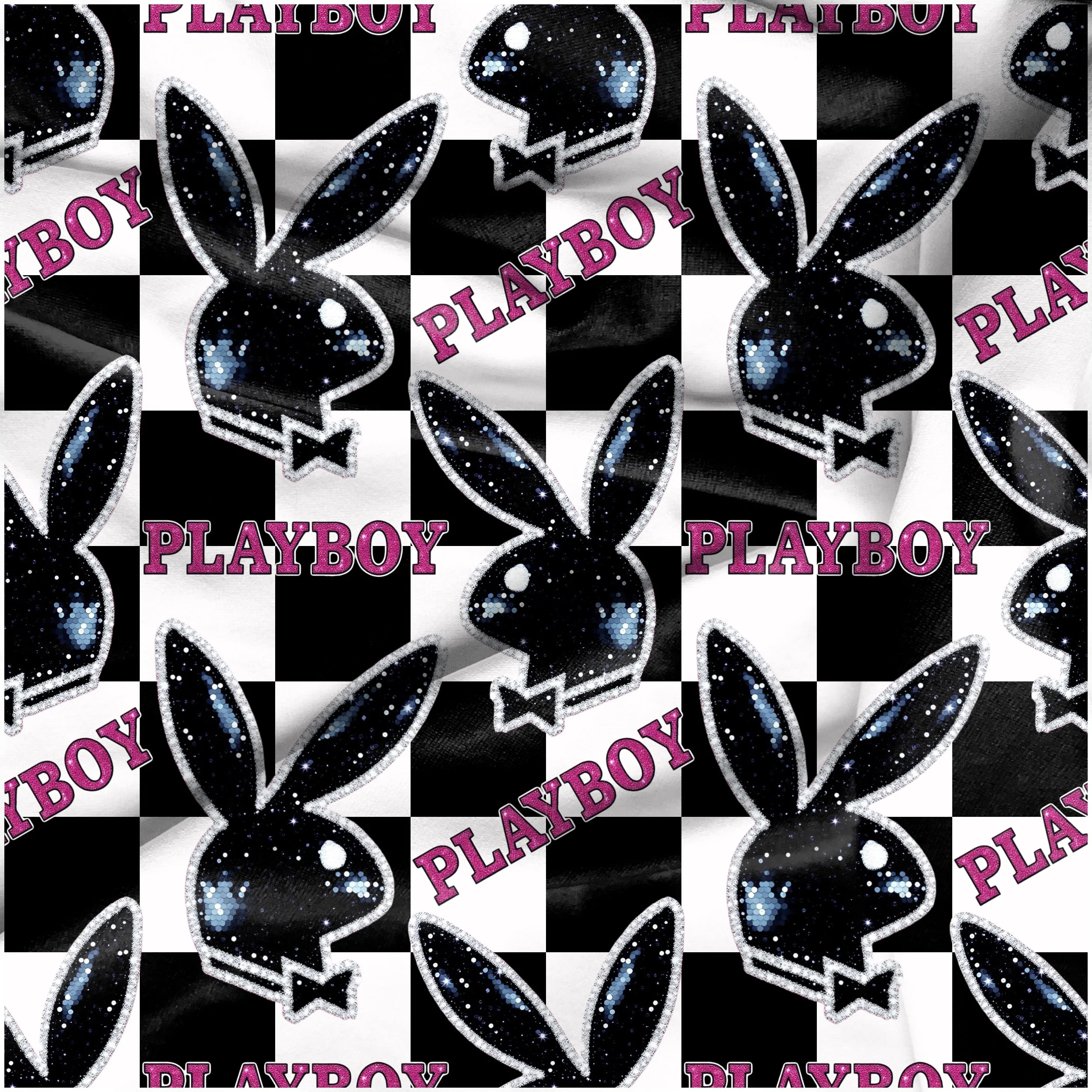 PB Bunny (black and white checked color way)