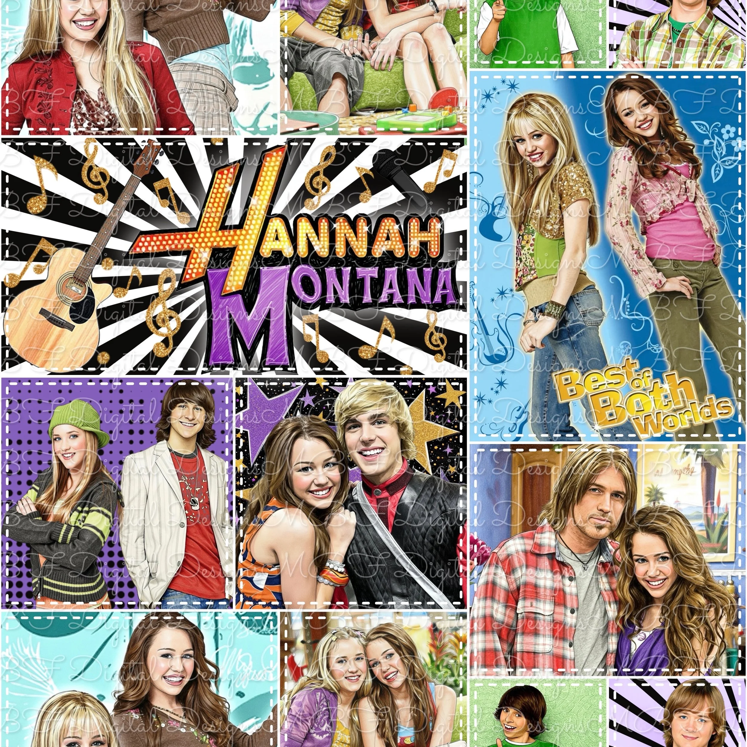 Hannah Montana Patchwork