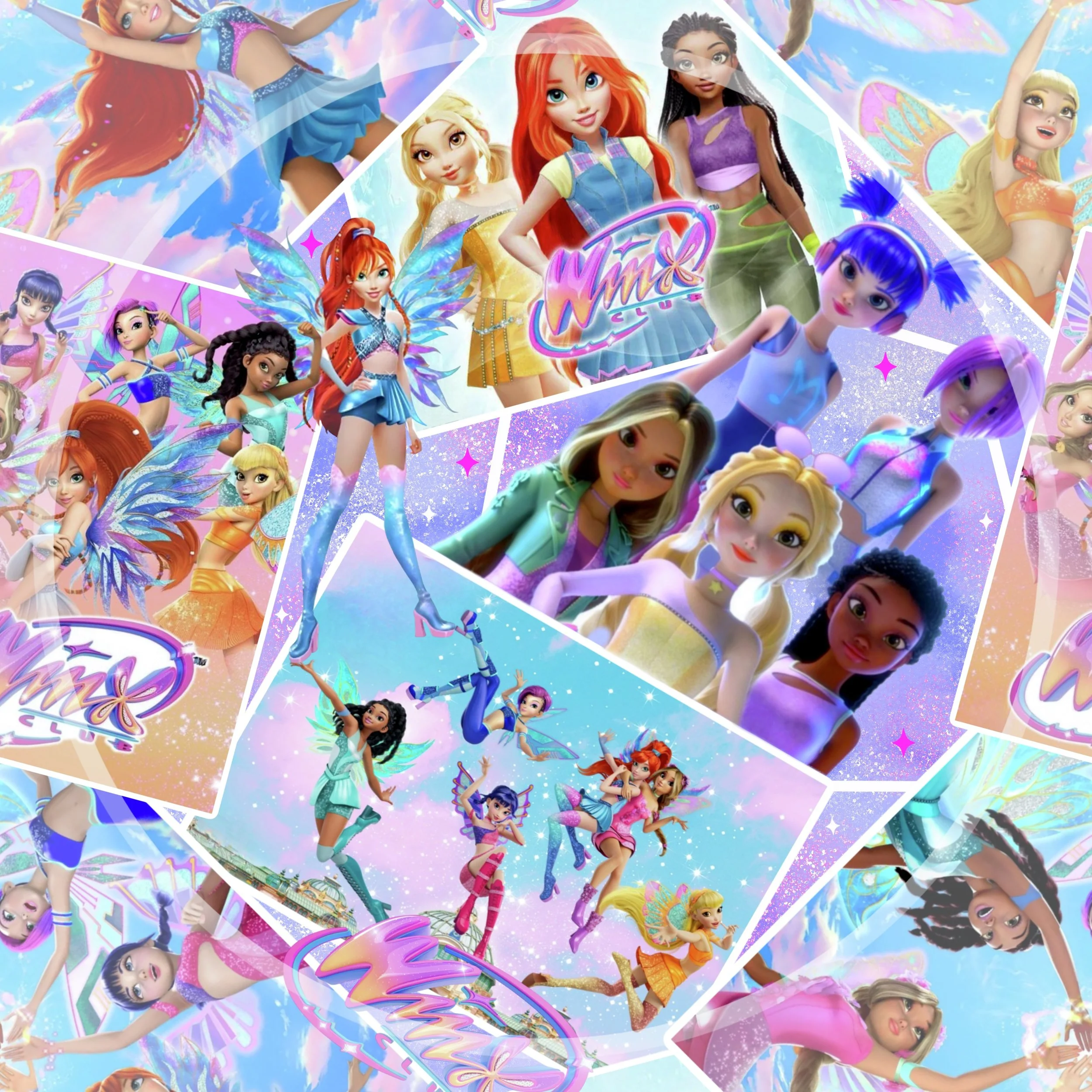 WINX Club (cotton candy sparkle color way)