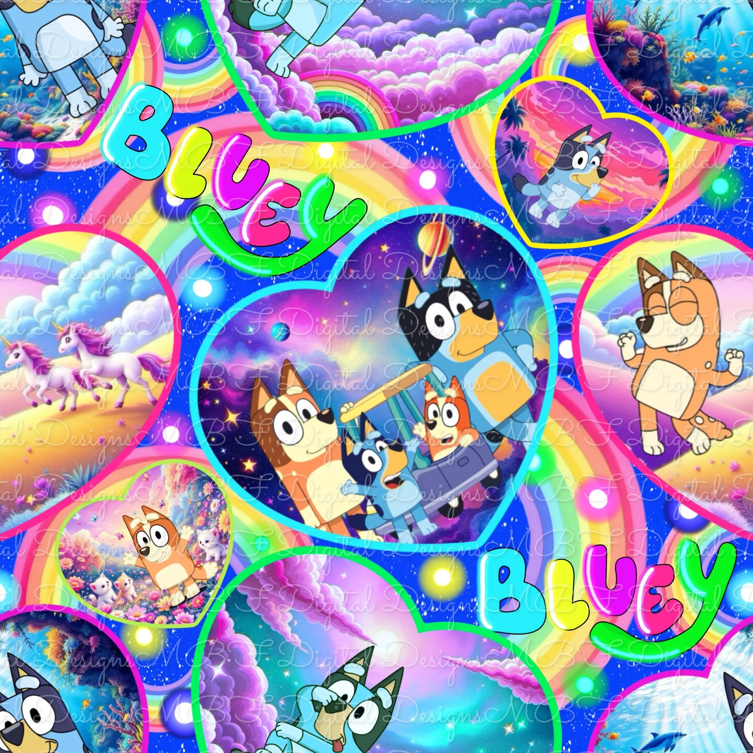LF Heelers (bold blue color way)
