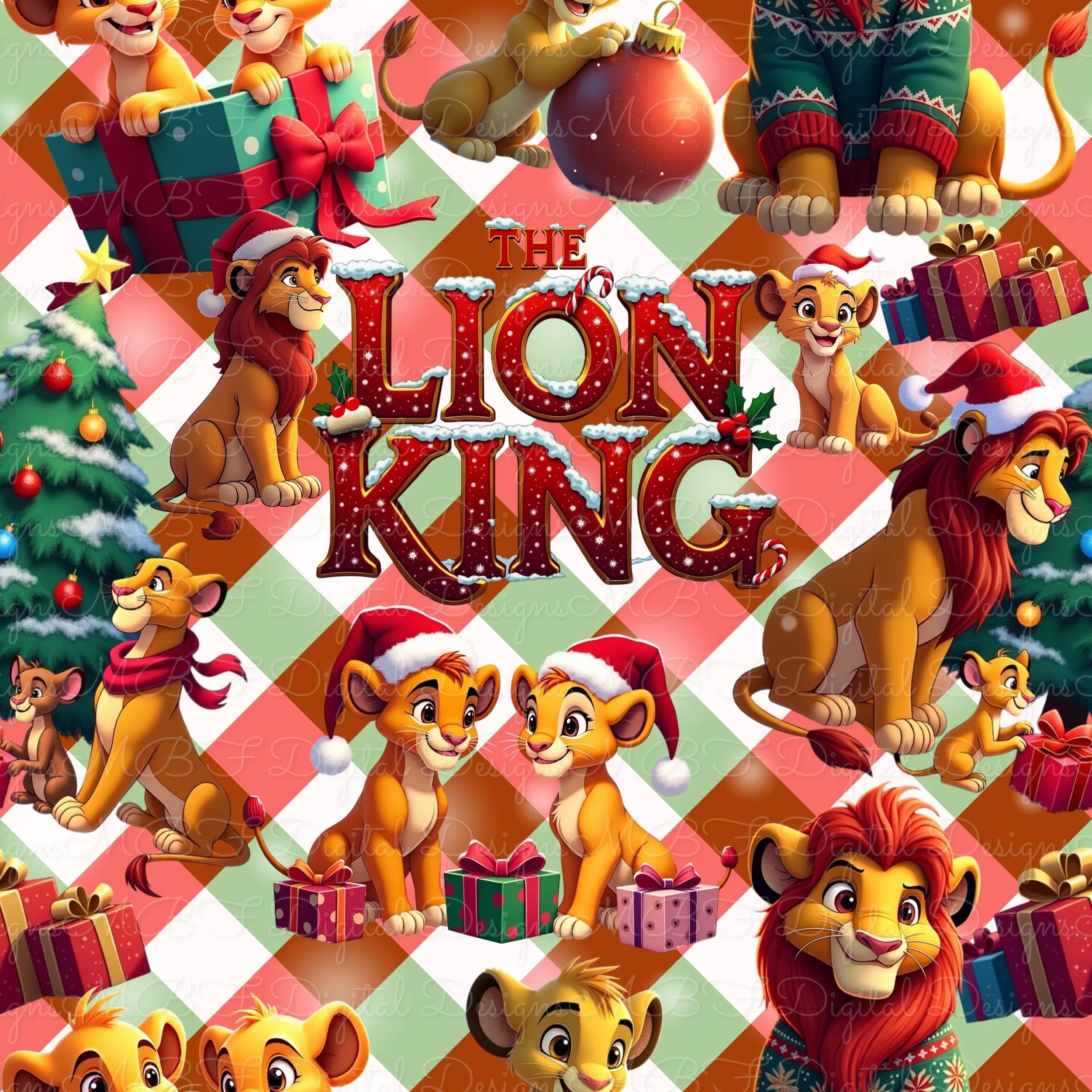 Christmas King (Holiday Plaid Color Way)