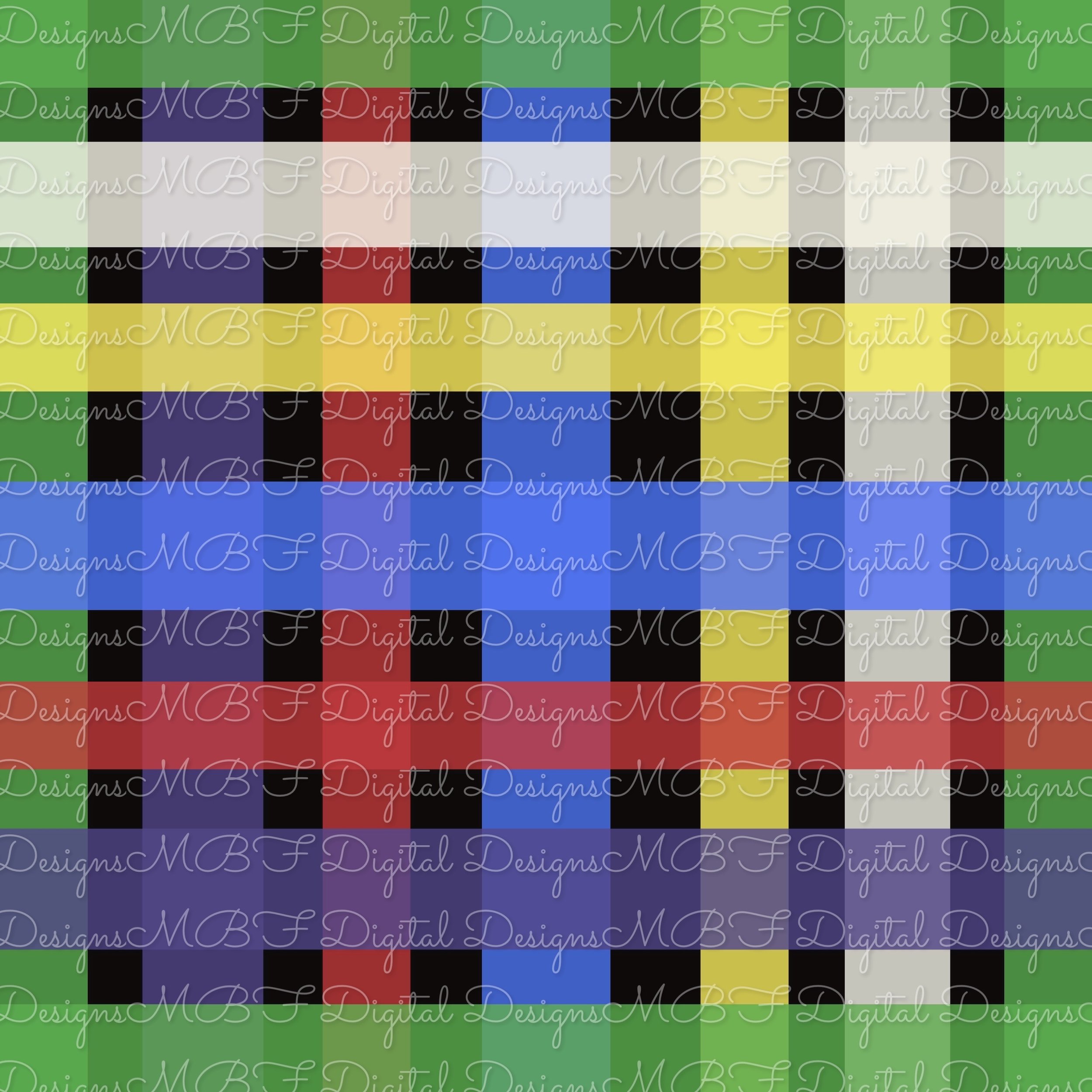 Are You Afraid Of The Dark Patchwork Plaid Coord