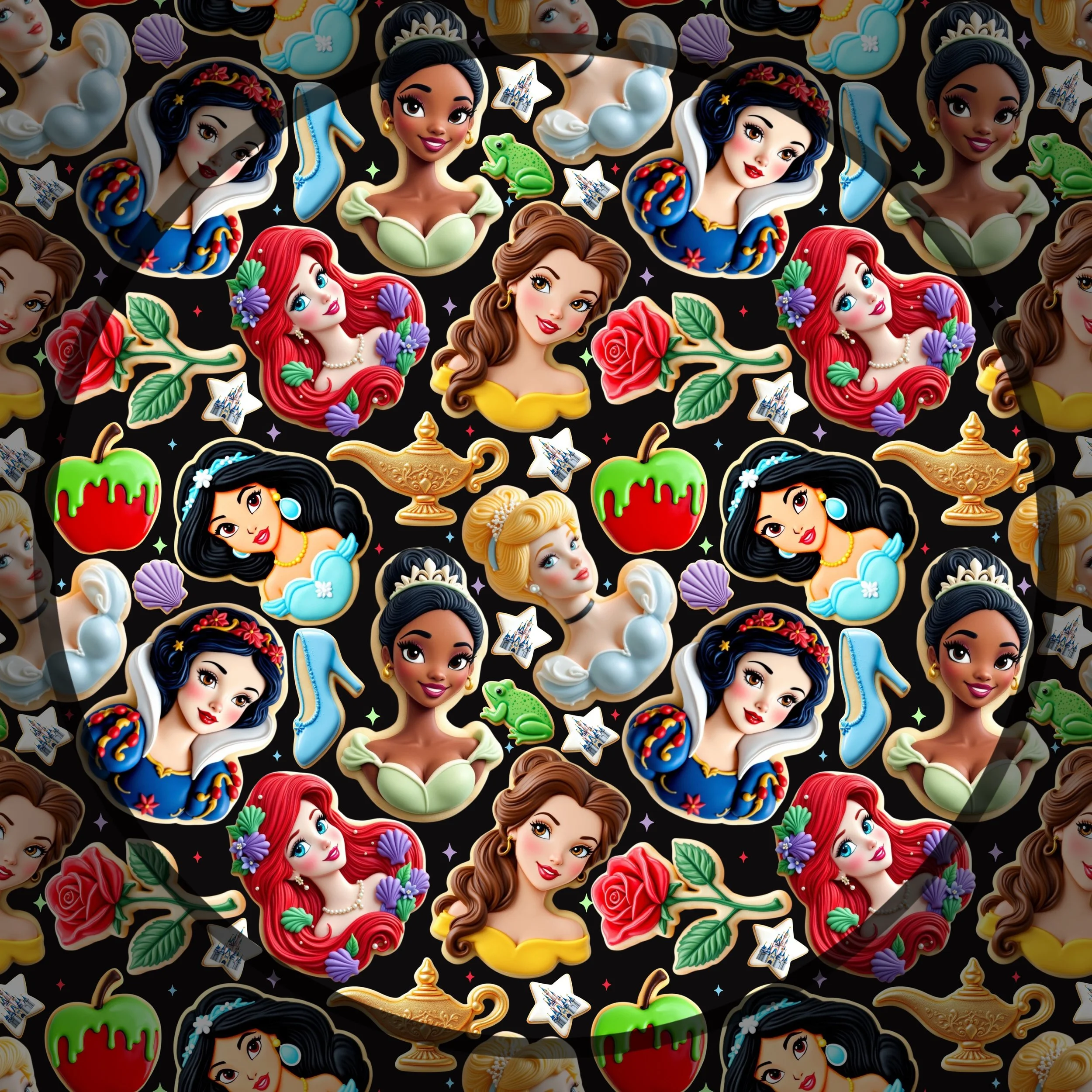 Princess Cookies (midnight black color way)