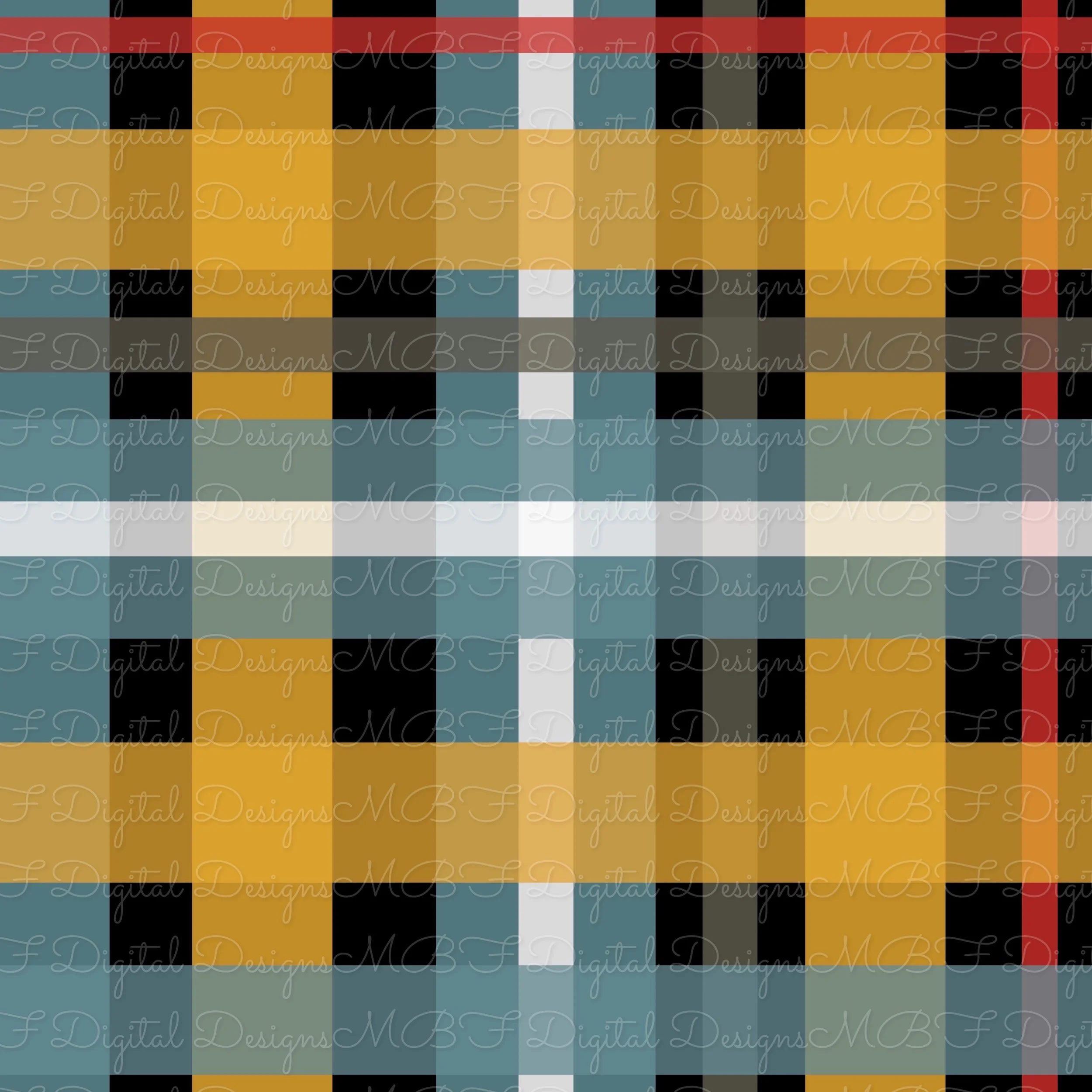 Bon Jovi Patchwork Plaid Coord