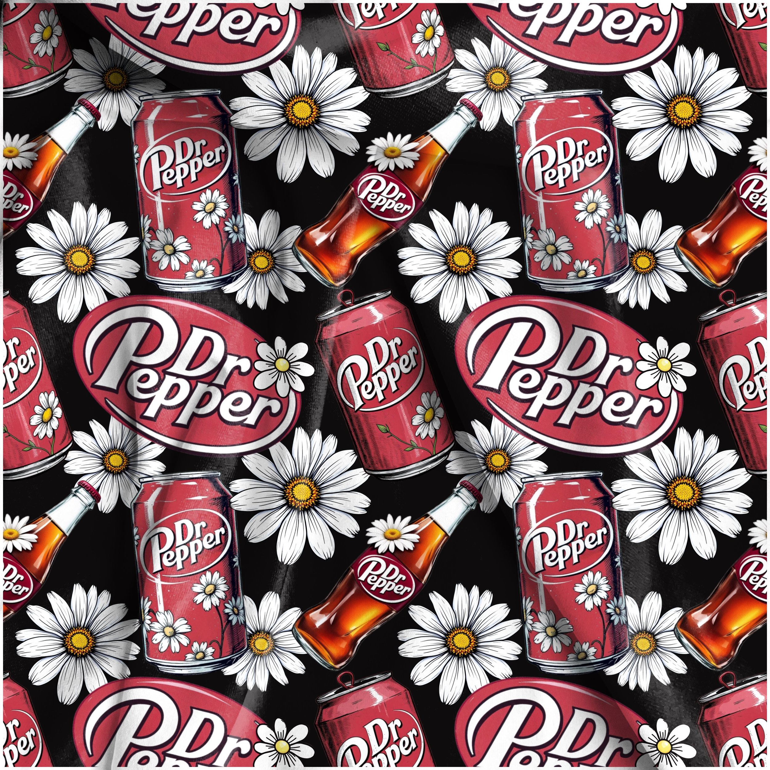 DP n Daisies (black color way)