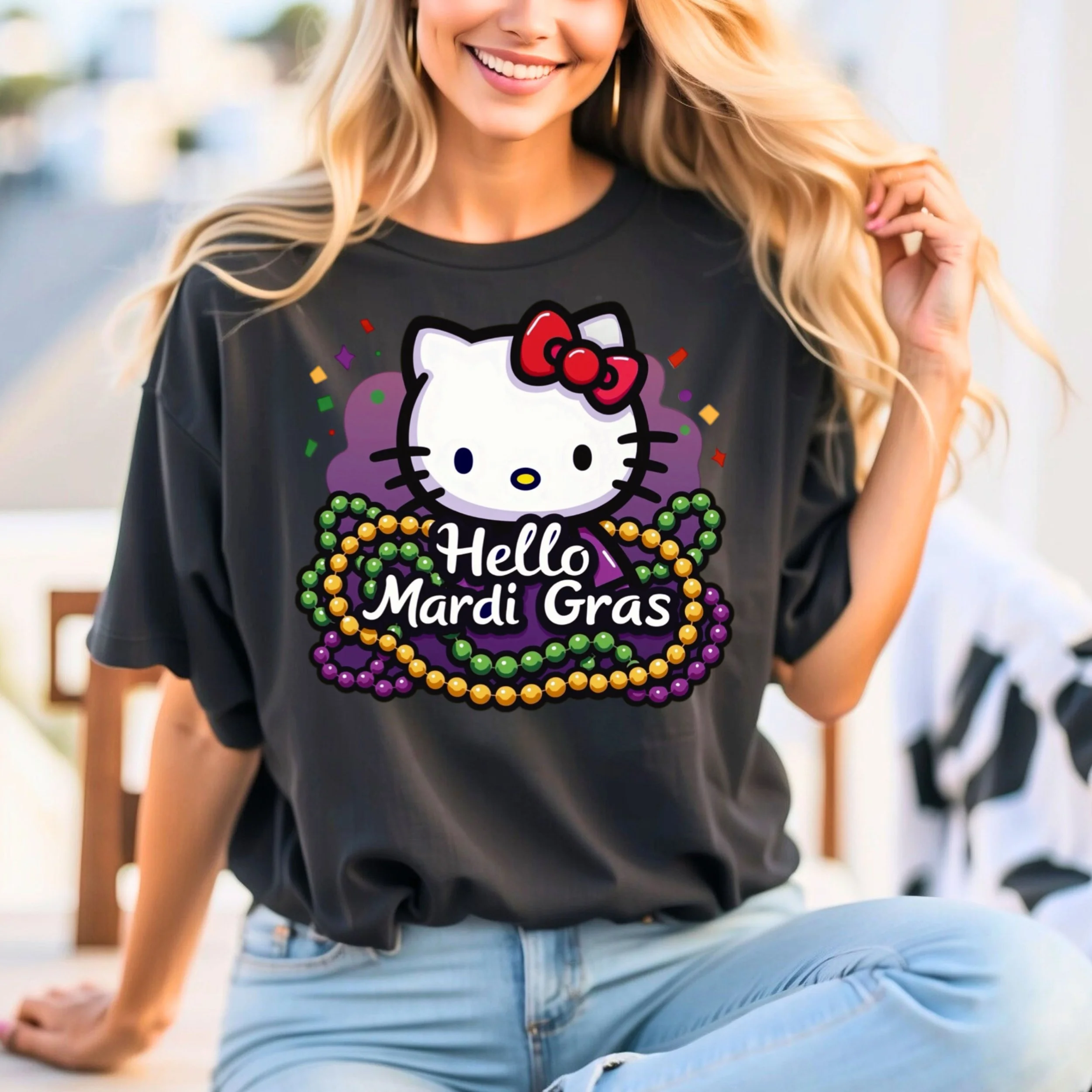 Hello Mardi Gras PNG