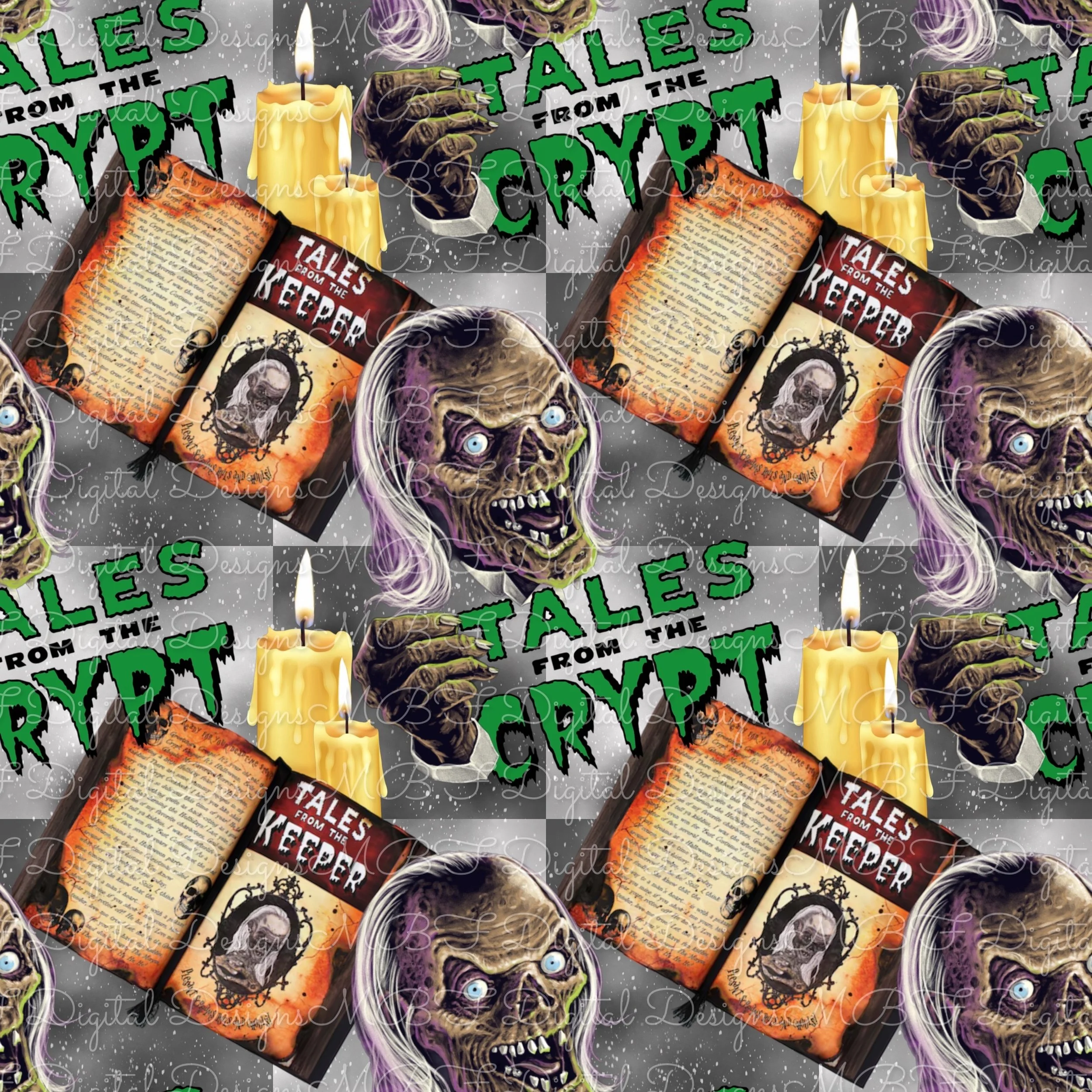 Crypt Tales (undertaker gray checked color way)