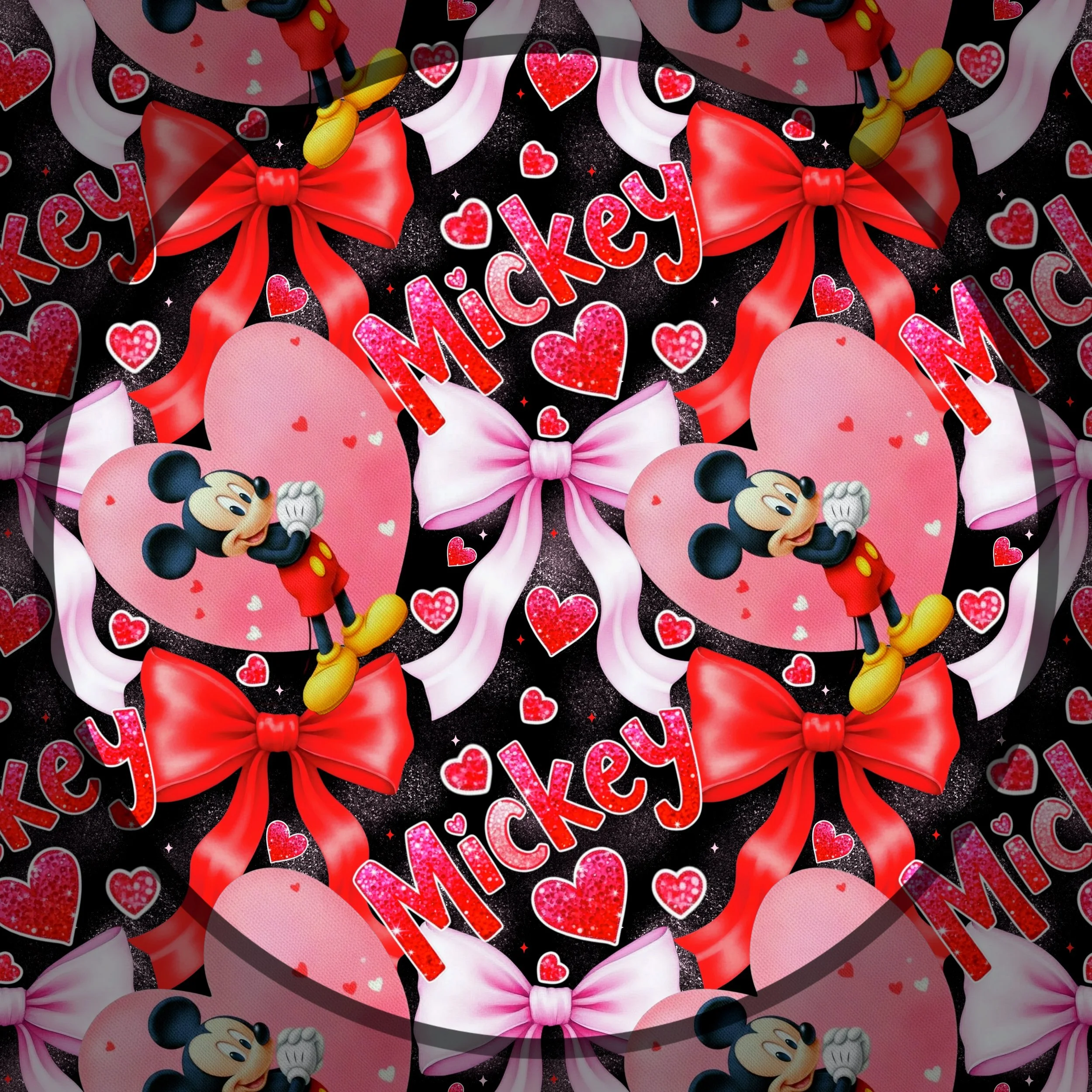 Love Mickey (black sparkle color way)