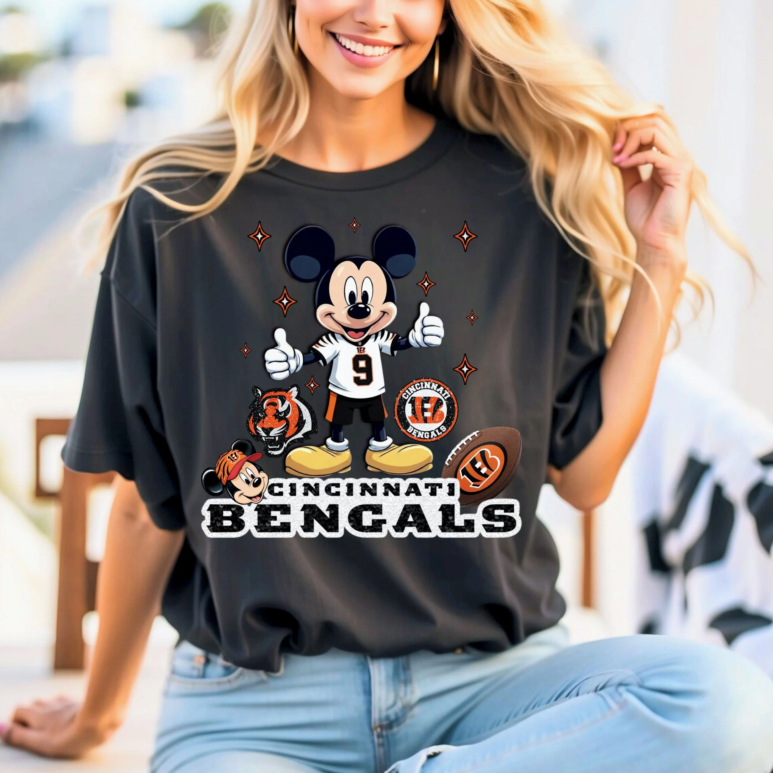 Mickey Bengals PNG