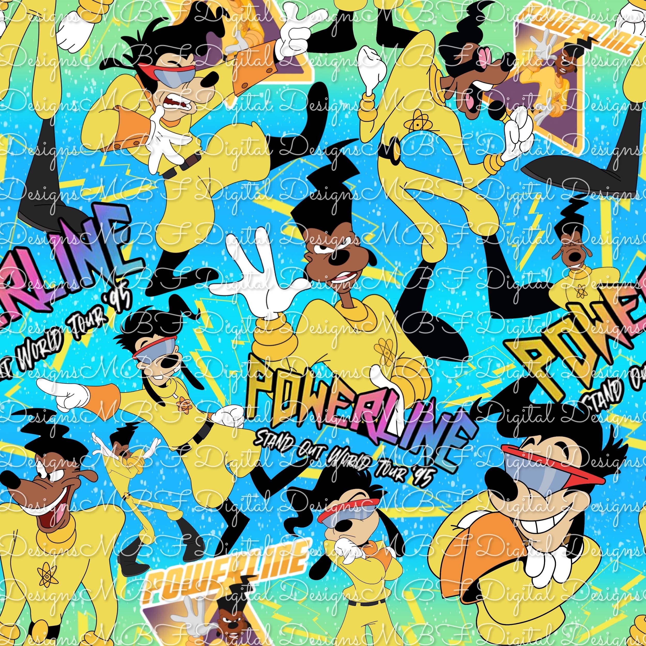 Powerline (blue/green ombre color way)