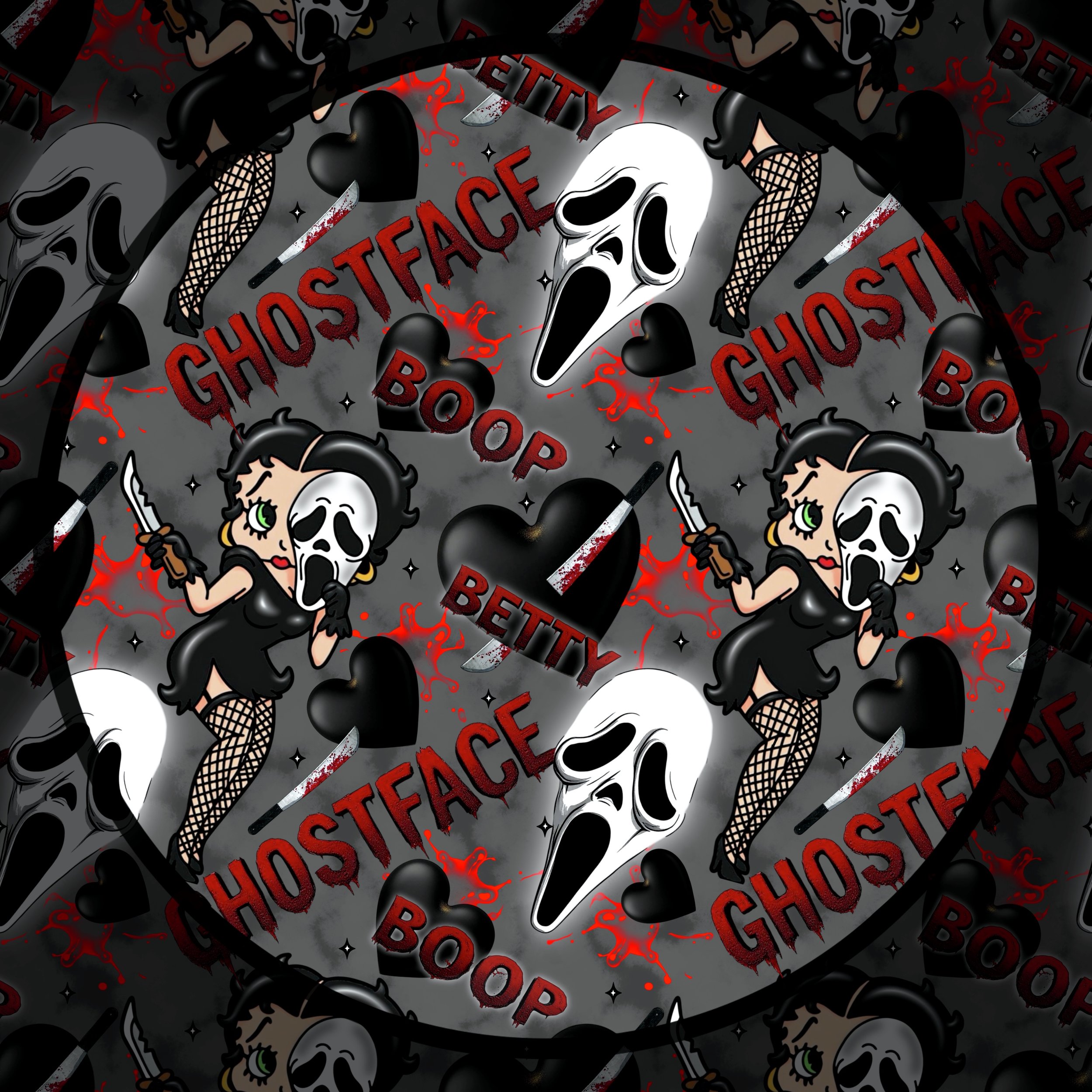 Ghostface Betty (gray smoke color way)