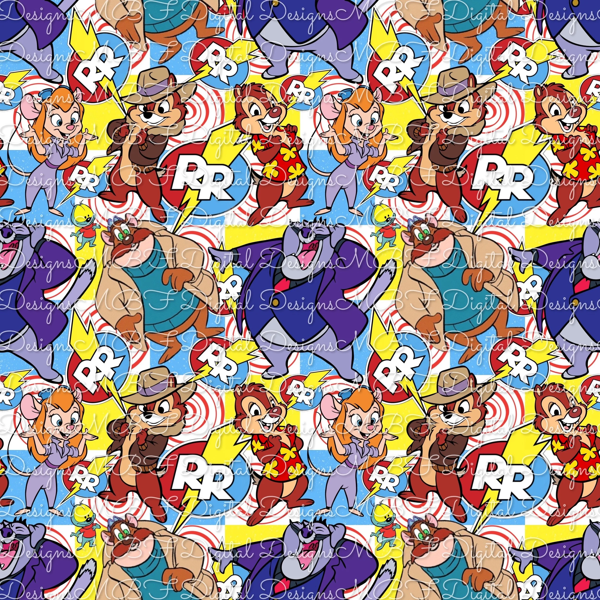 Rescue Rangers (90’s multi checked color way)