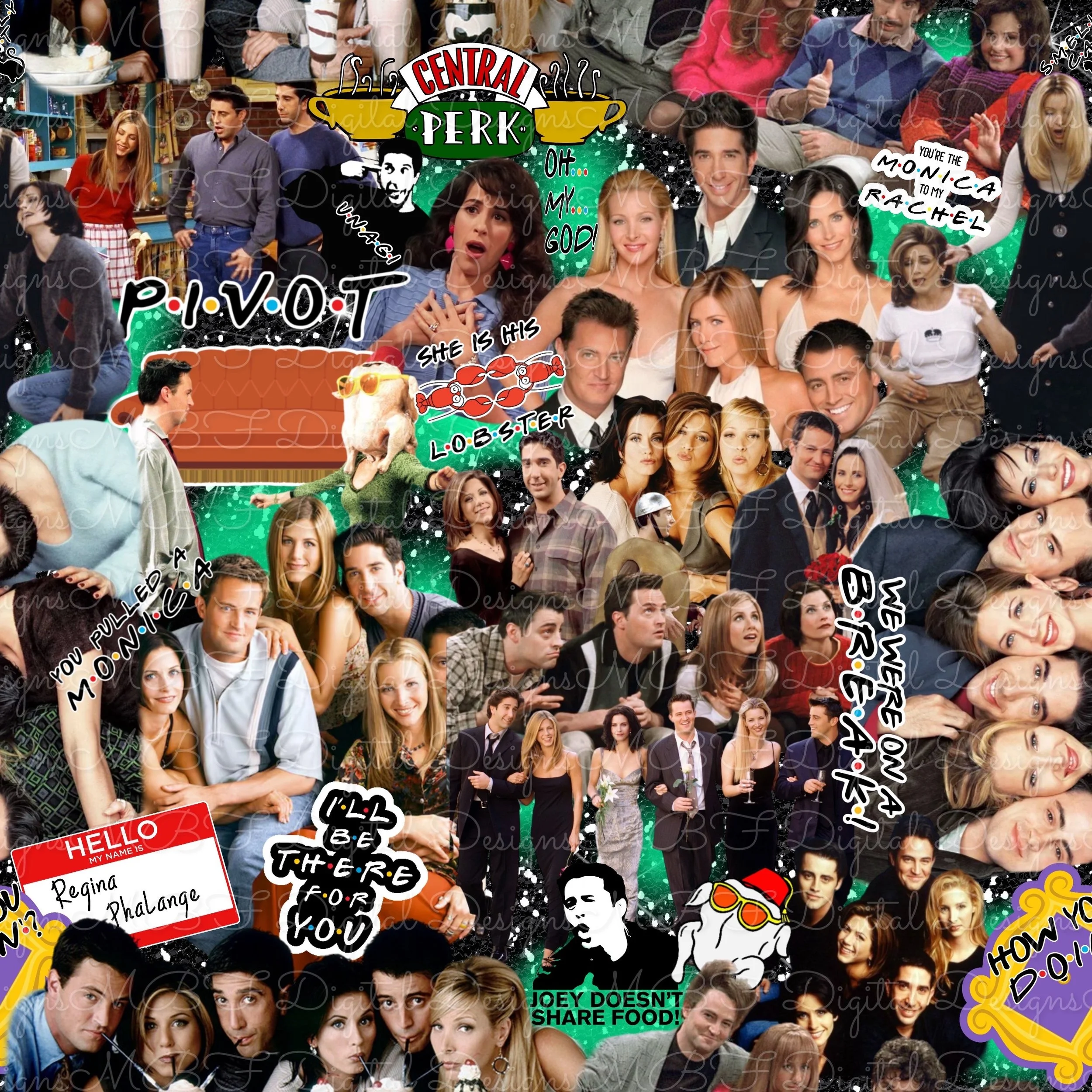 I’ll Be There For You (green color way)