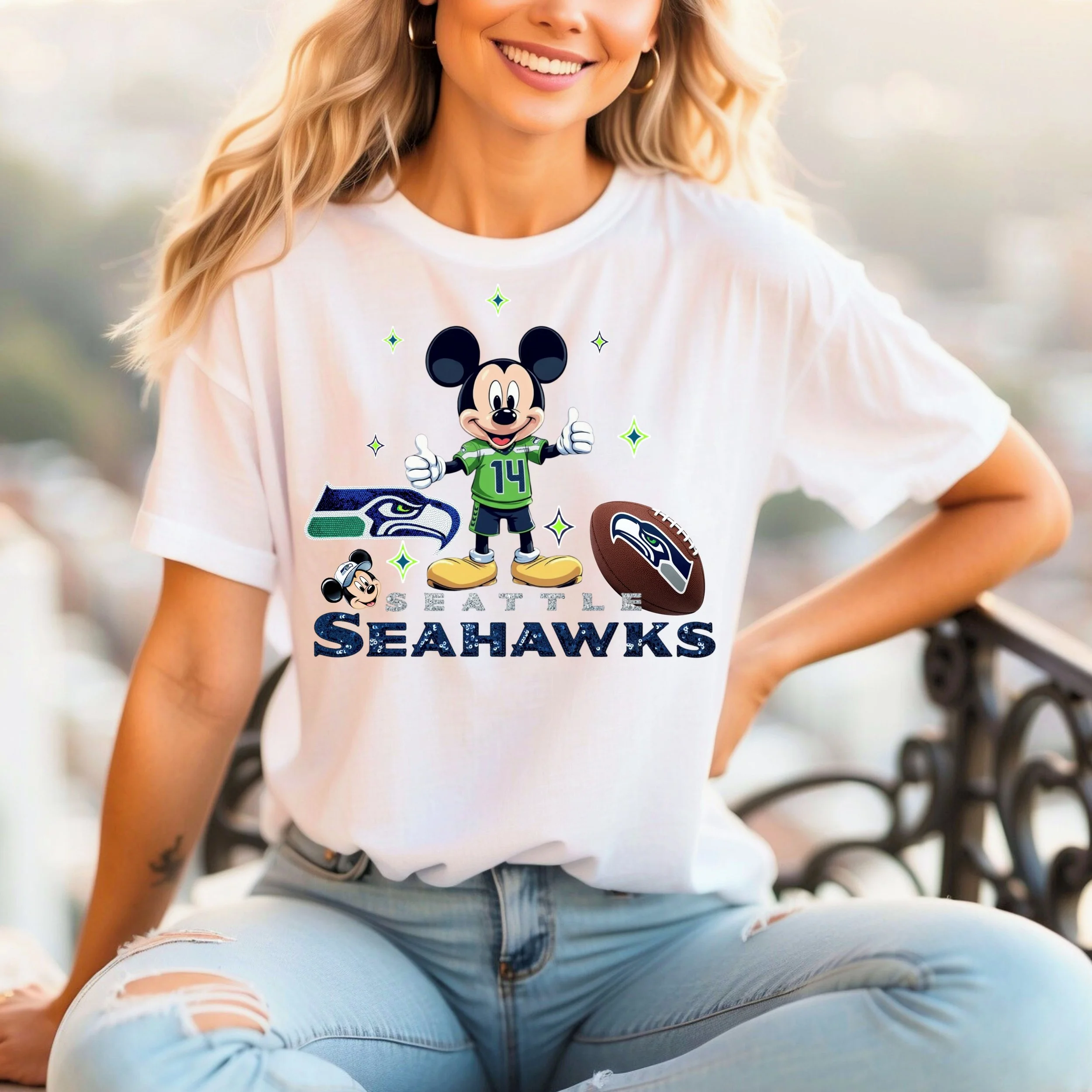 Mickey Seahawks PNG