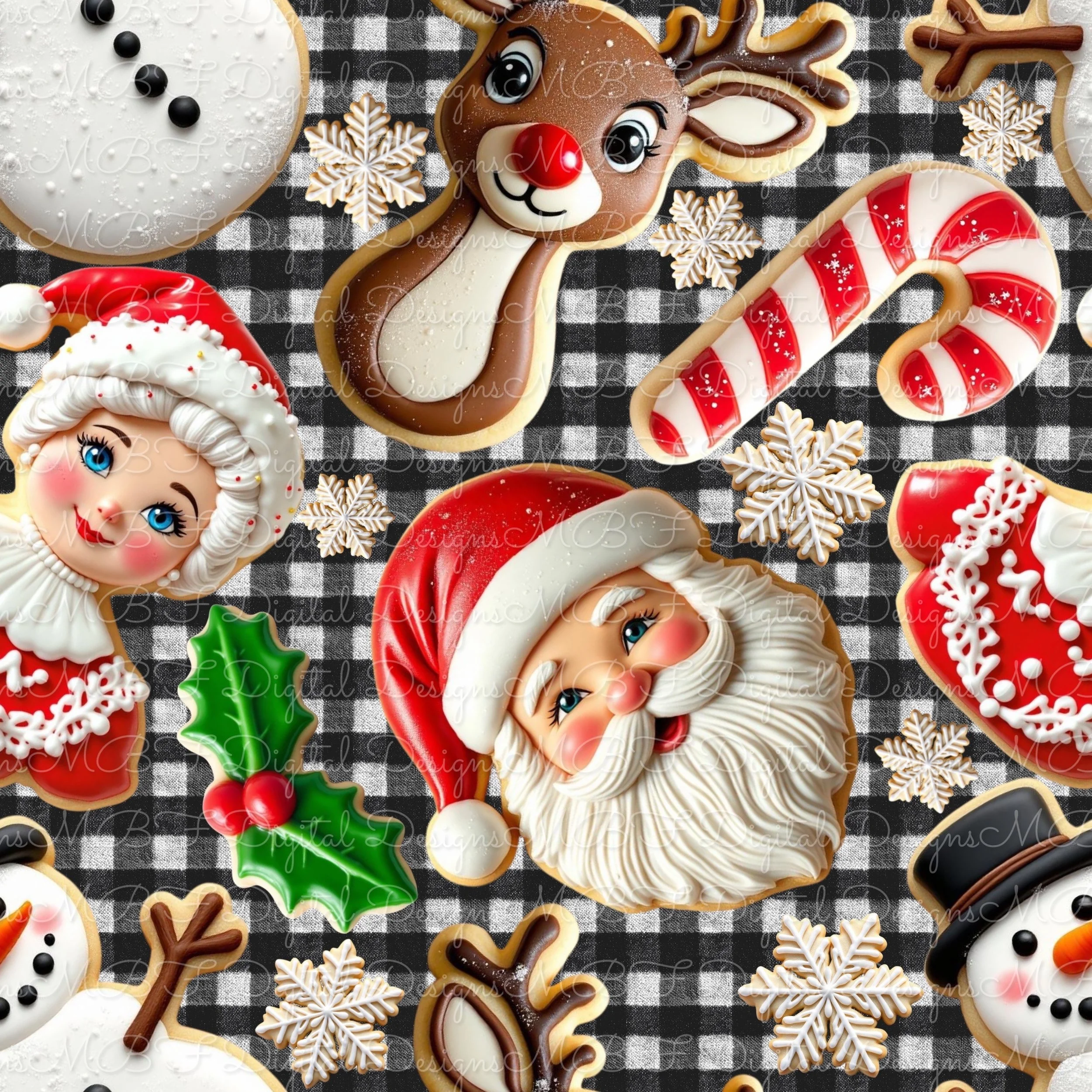 North Pole Cookie Co (black color way)