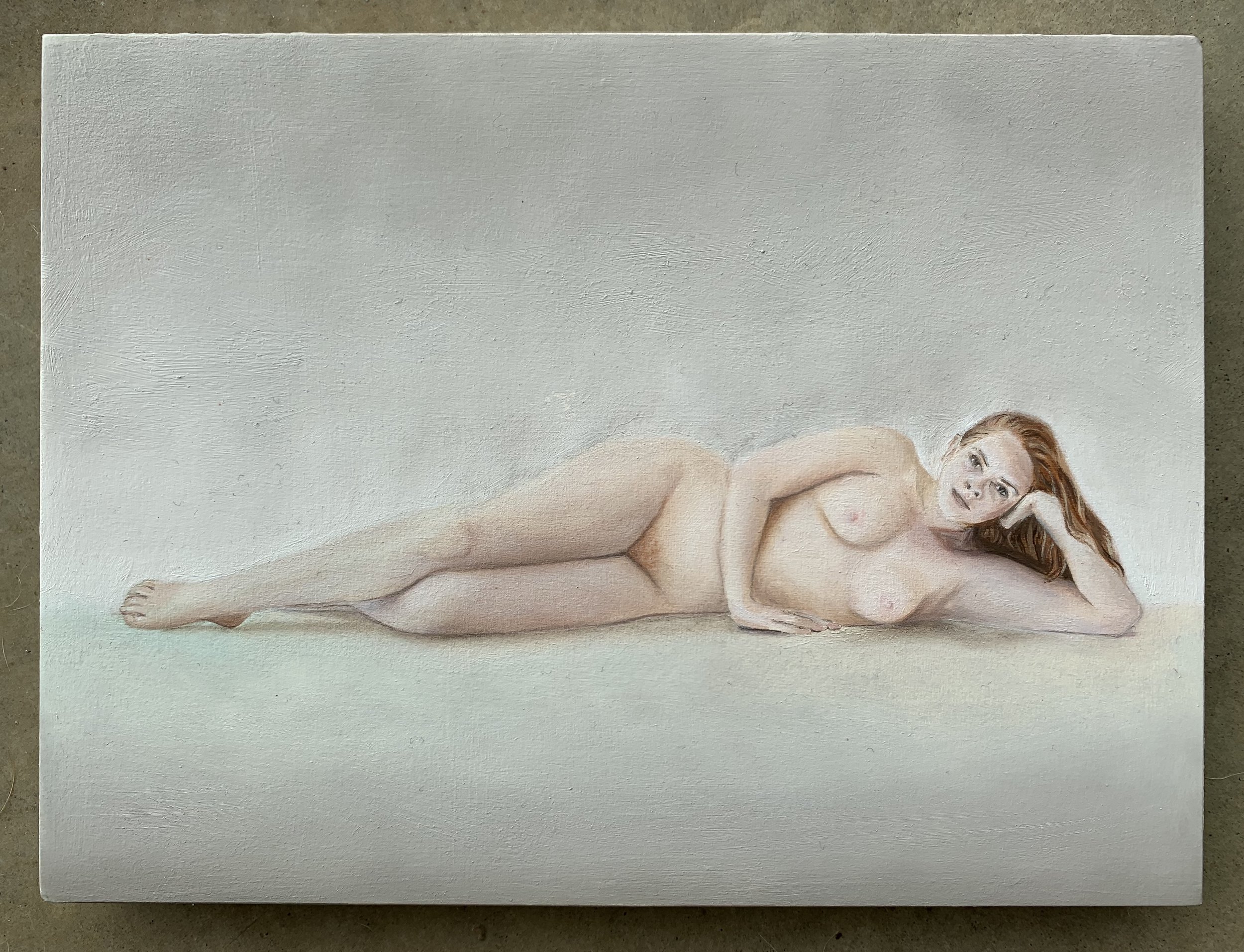Miniature painting. Oil on board. 2200 x 130mm. 2020. Private collection.