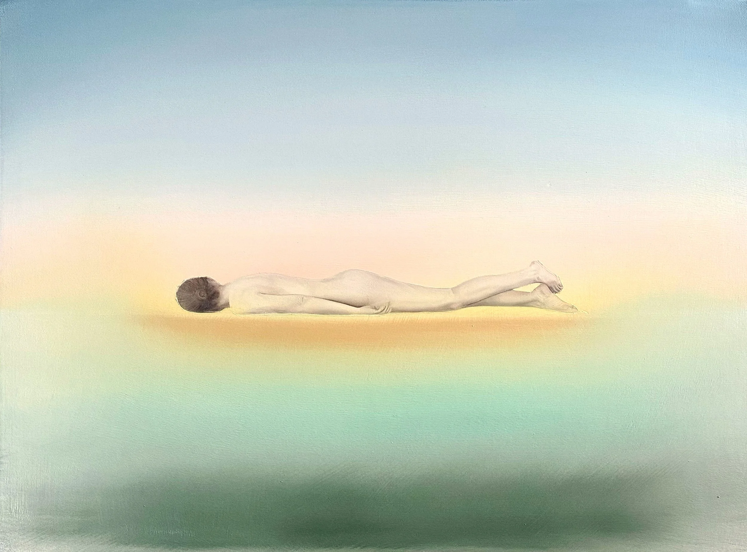 Quinacridone Gold. Oil on canvas 610 x 457 mm