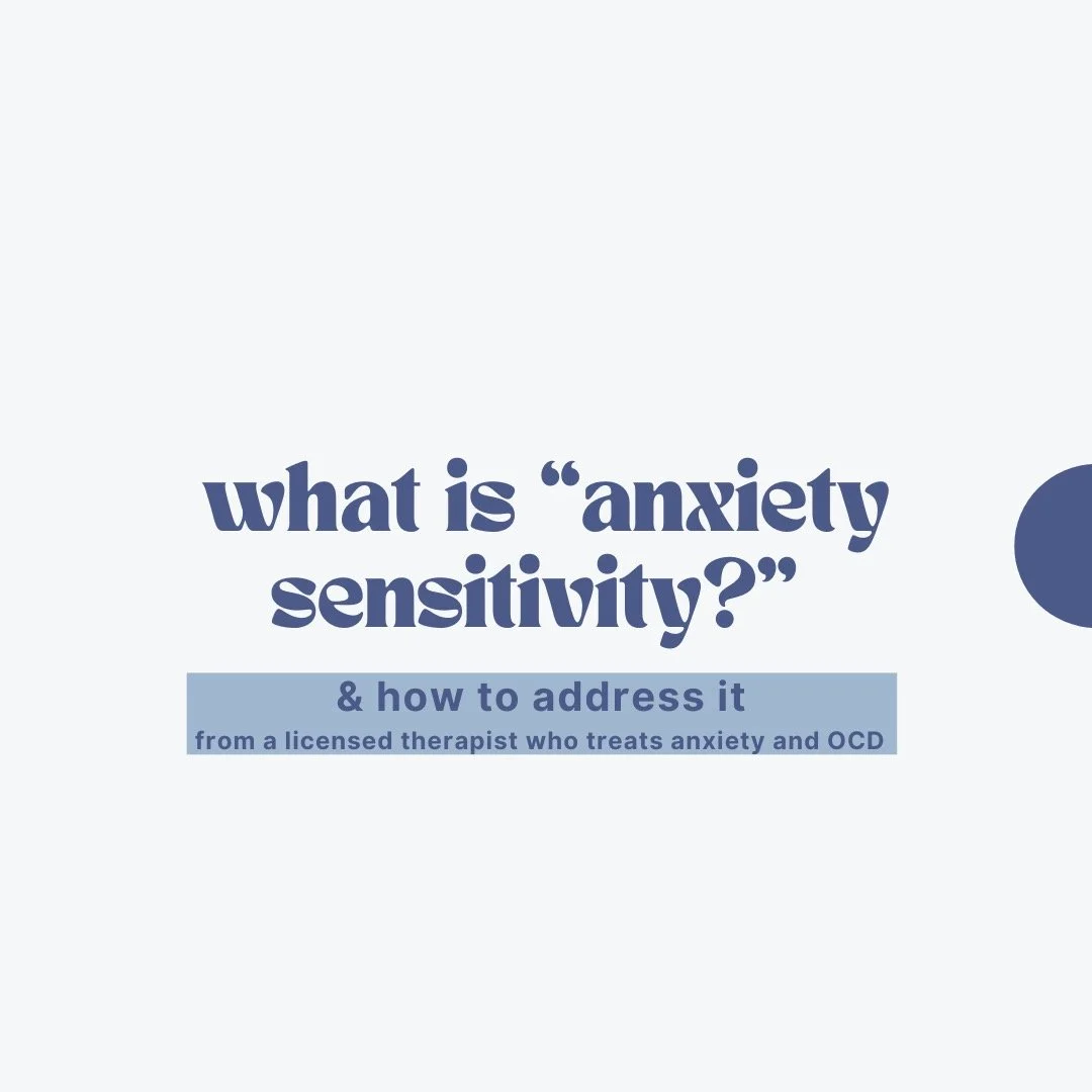 Anxiety Sensitivity isn't just about feeling anxious, it&rsquo;s the fear of the symptoms of anxiety themselves &amp; the belief that certain thoughts or sensations are dangerous...

This can intensify anxiety, fuel panic attacks and even intensify s