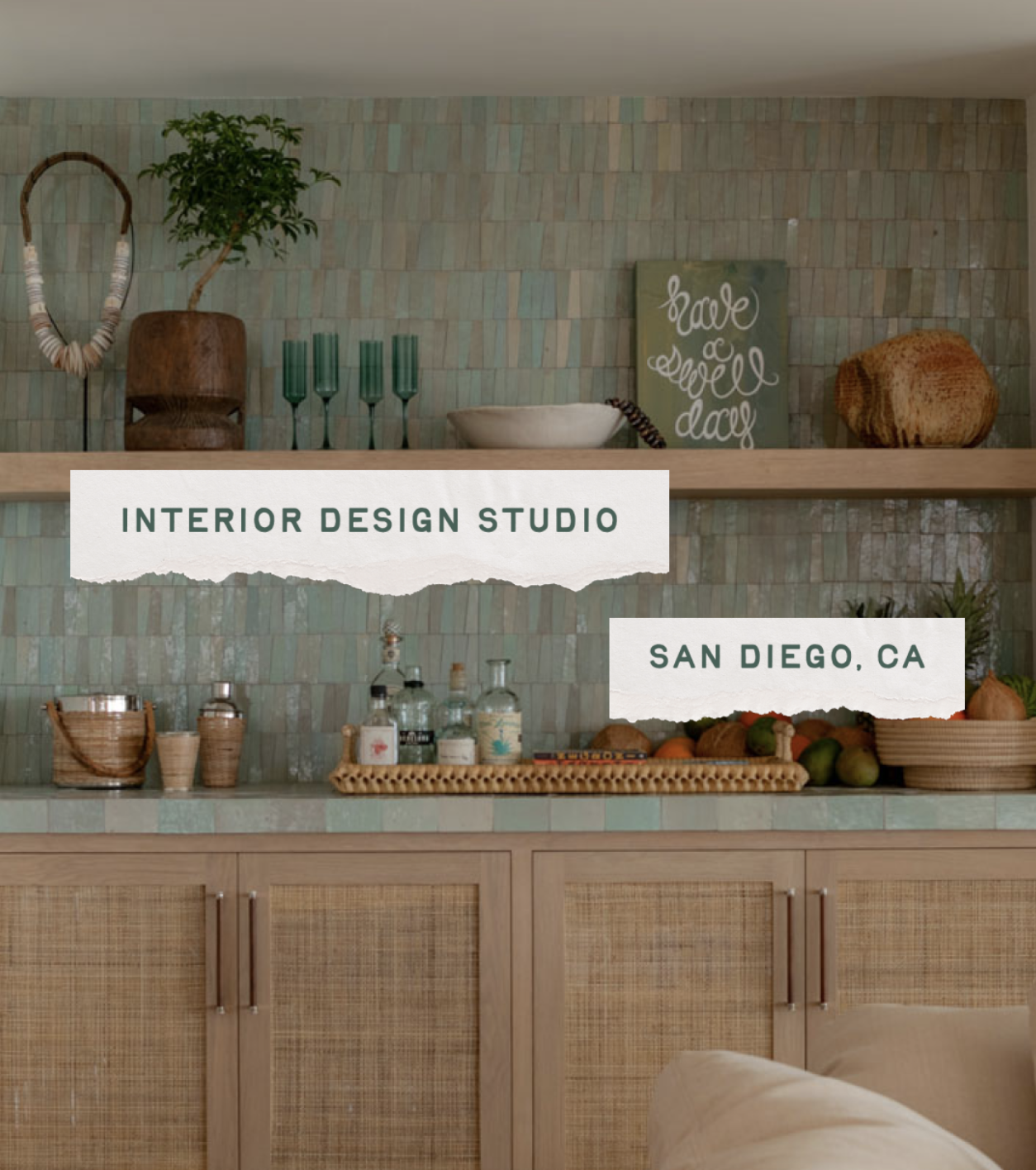 Whit at Home custom Squarespace website designed by Little Orange Studio