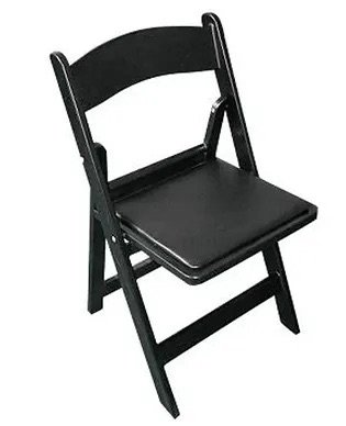Black Resin Chair