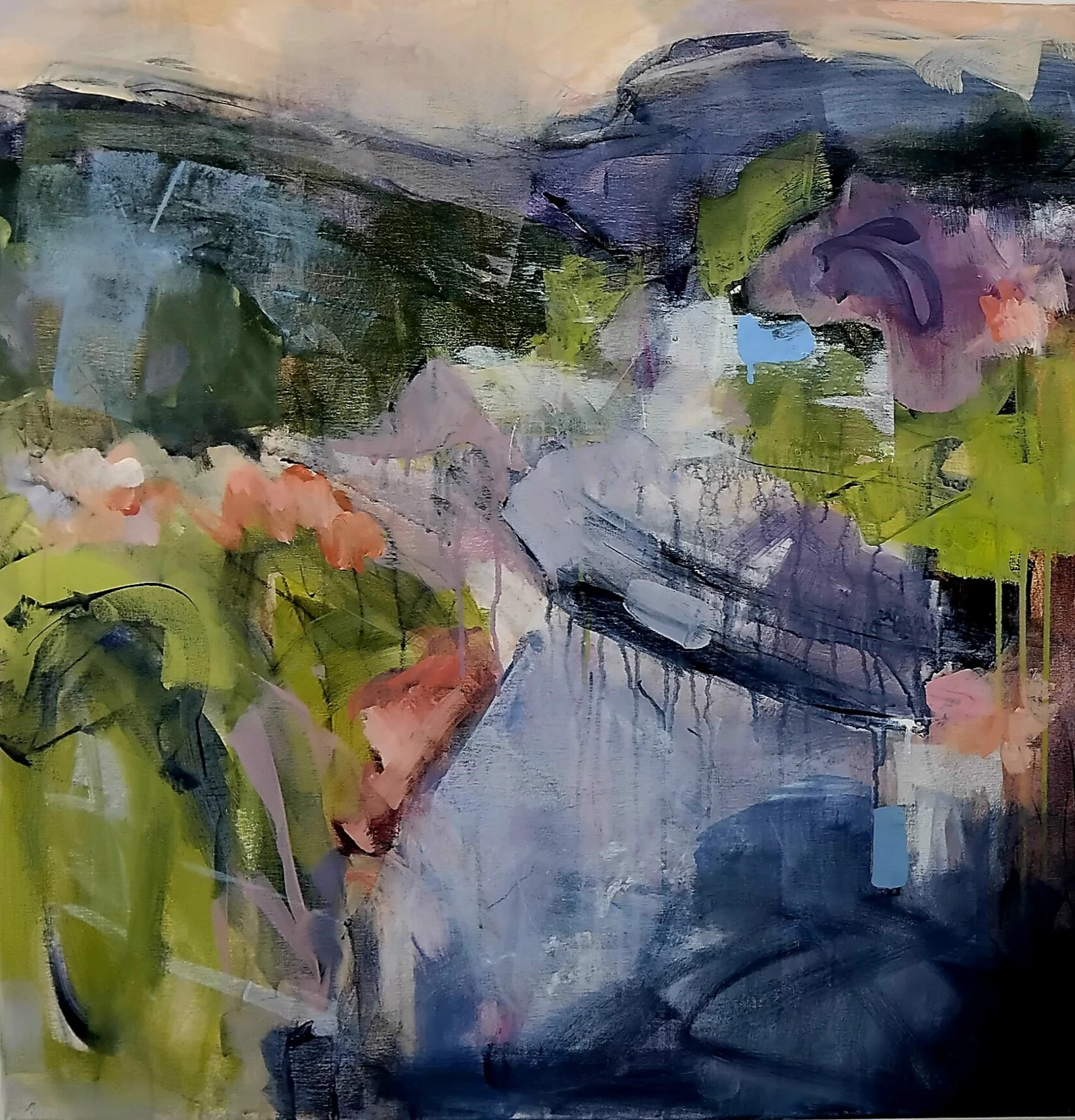 Welcoming new local artist Carol Slappendel to the gallery.