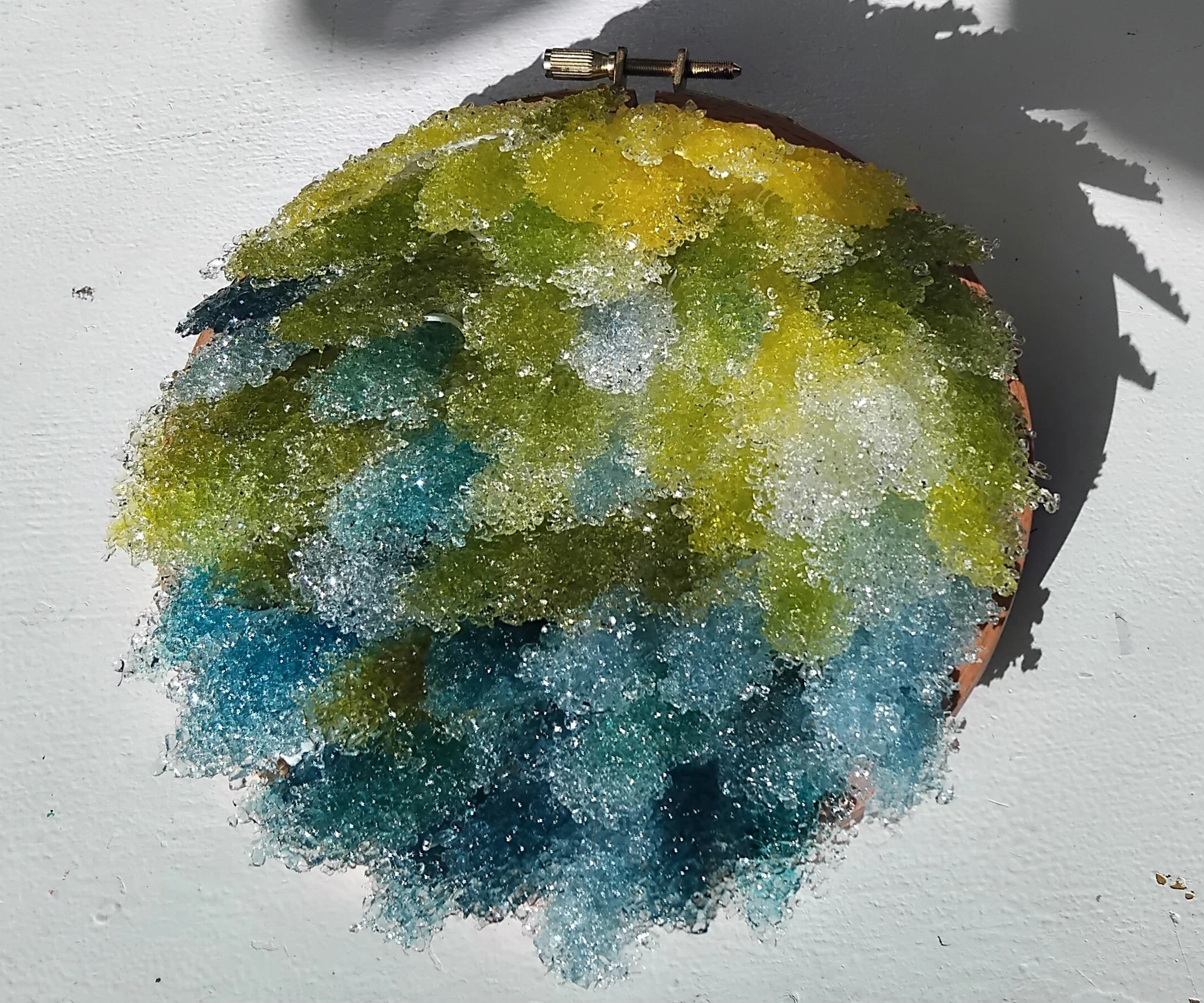 Welcoming Kelda Morris glass artist to the gallery.