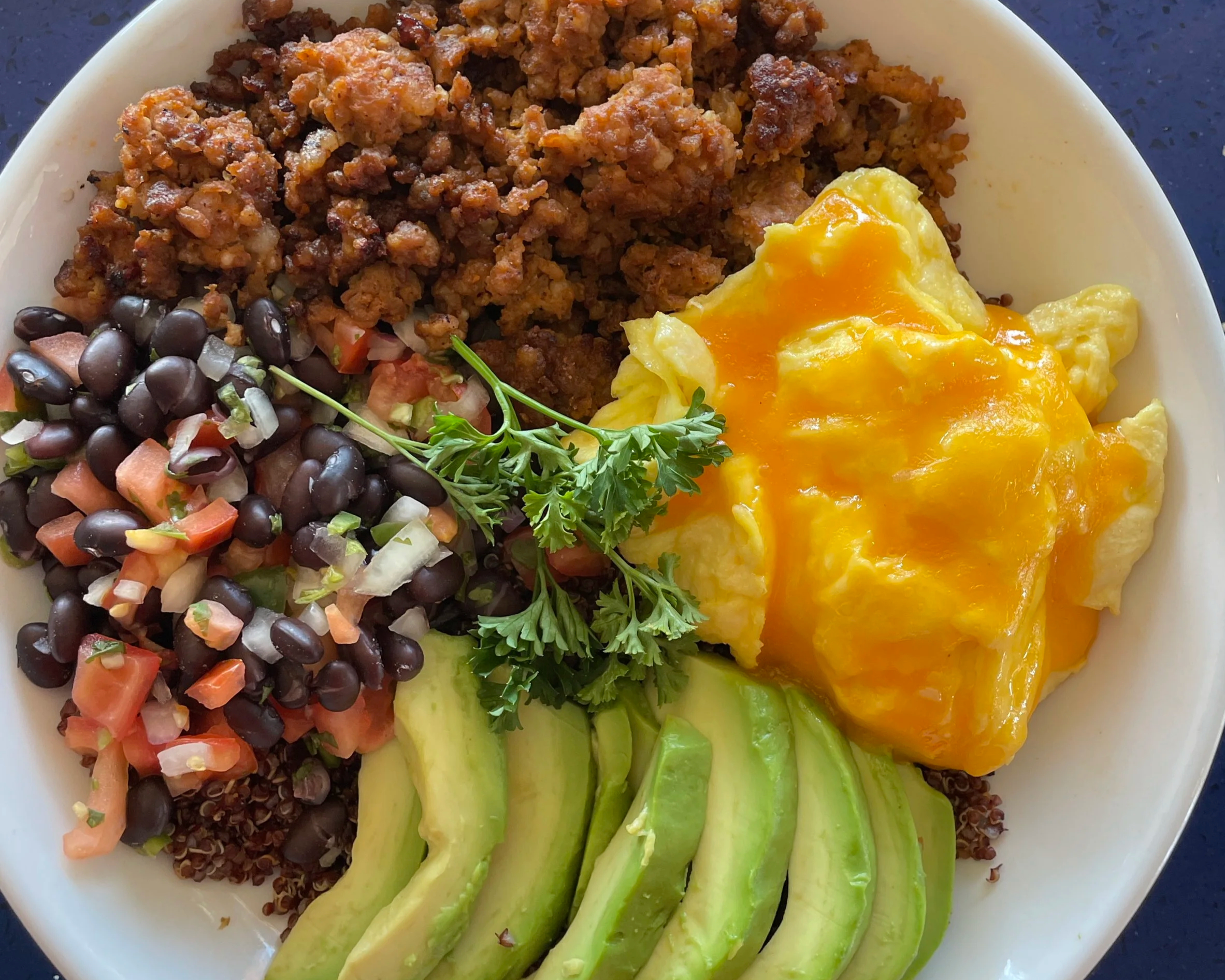 Sky Diner of Branford's Quinoa Avocado Bowl